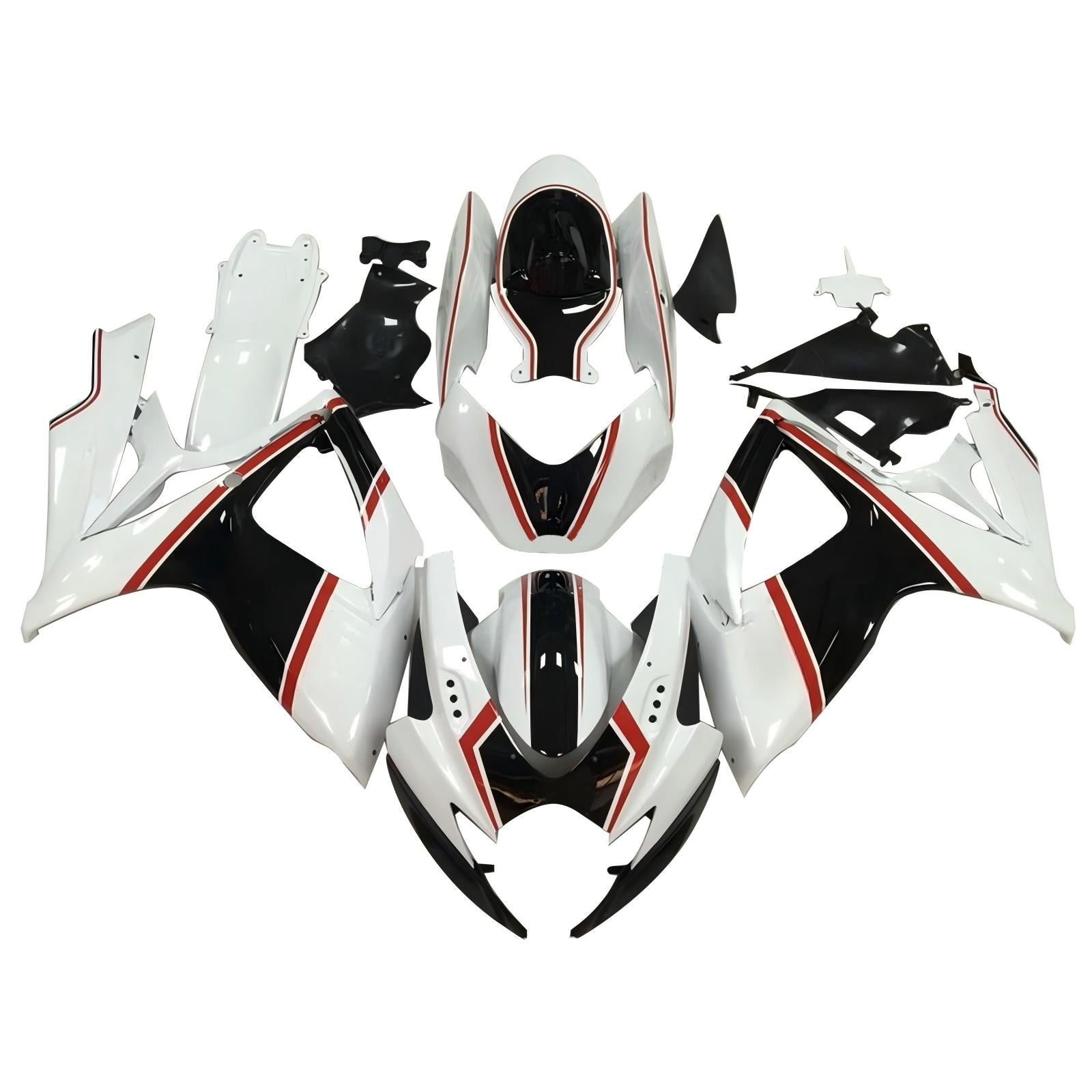 Amotopart Suzuki GSXR 600/750 2006-2007 K6 Fairing Kit Bodywork Plastic ABS