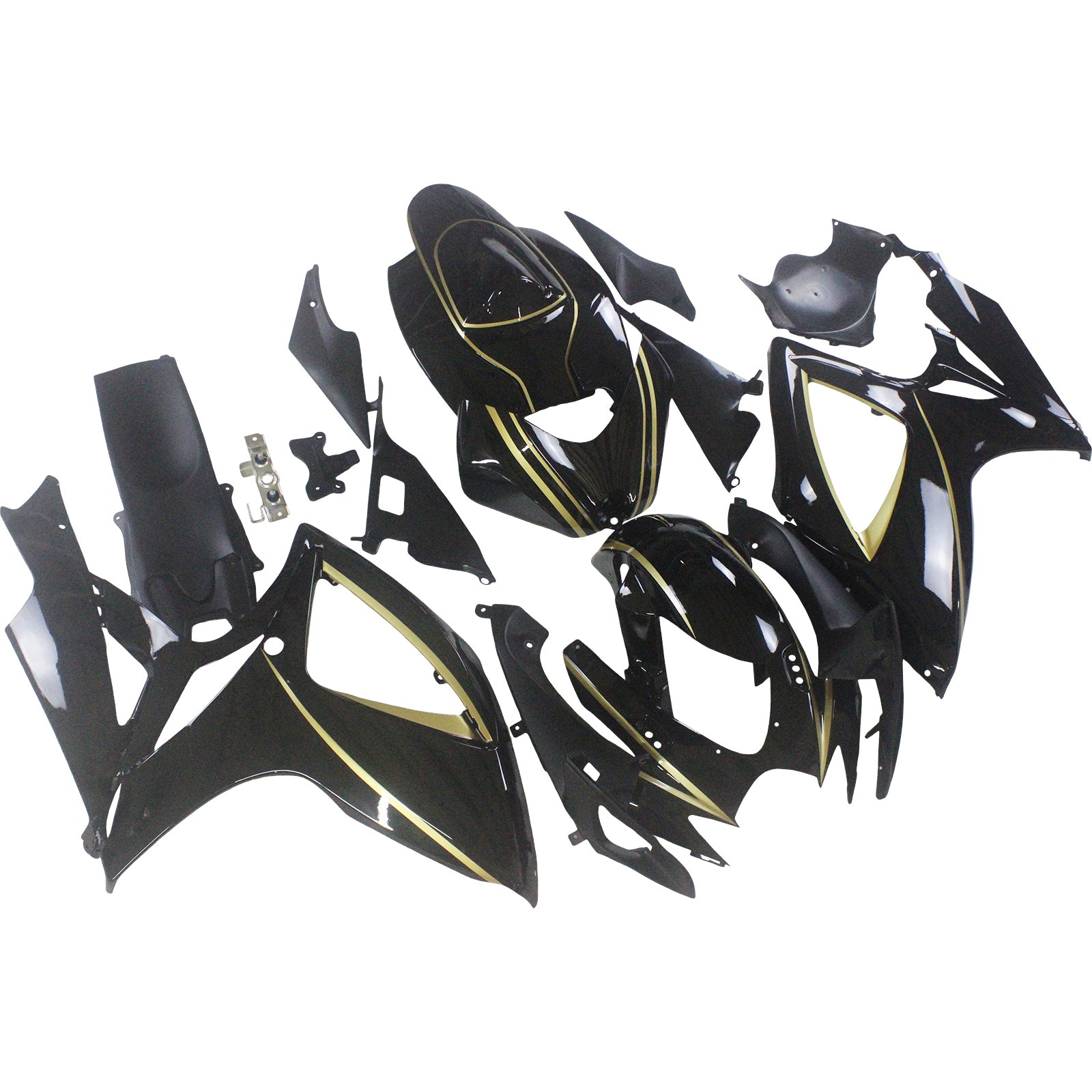 Amotopart Suzuki GSXR 600/750 2006-2007 K6 Fairing Kit Bodywork Plastic ABS