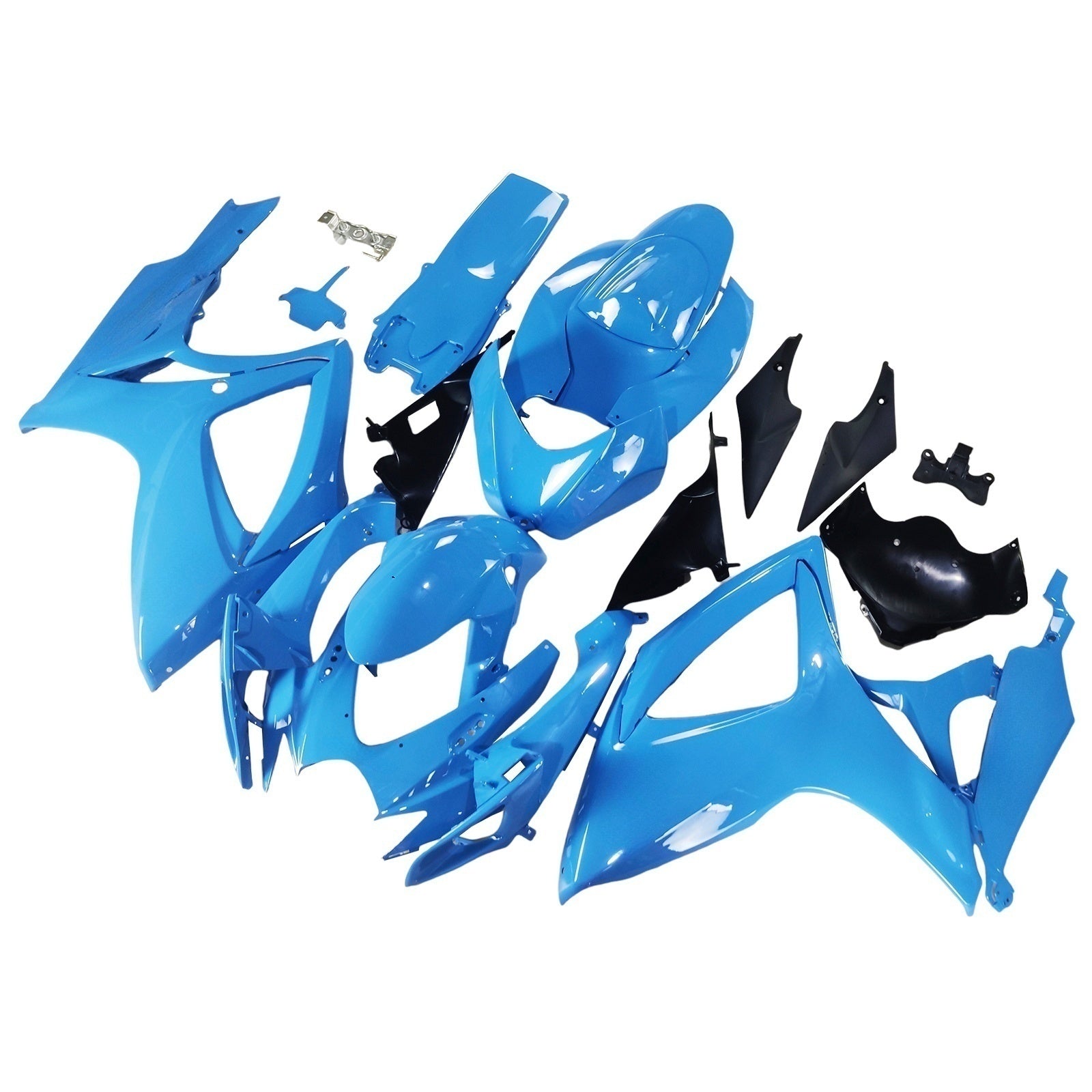 Amotopart Suzuki GSXR 600/750 2006-2007 K6 Fairing Kit Bodywork Plastic ABS