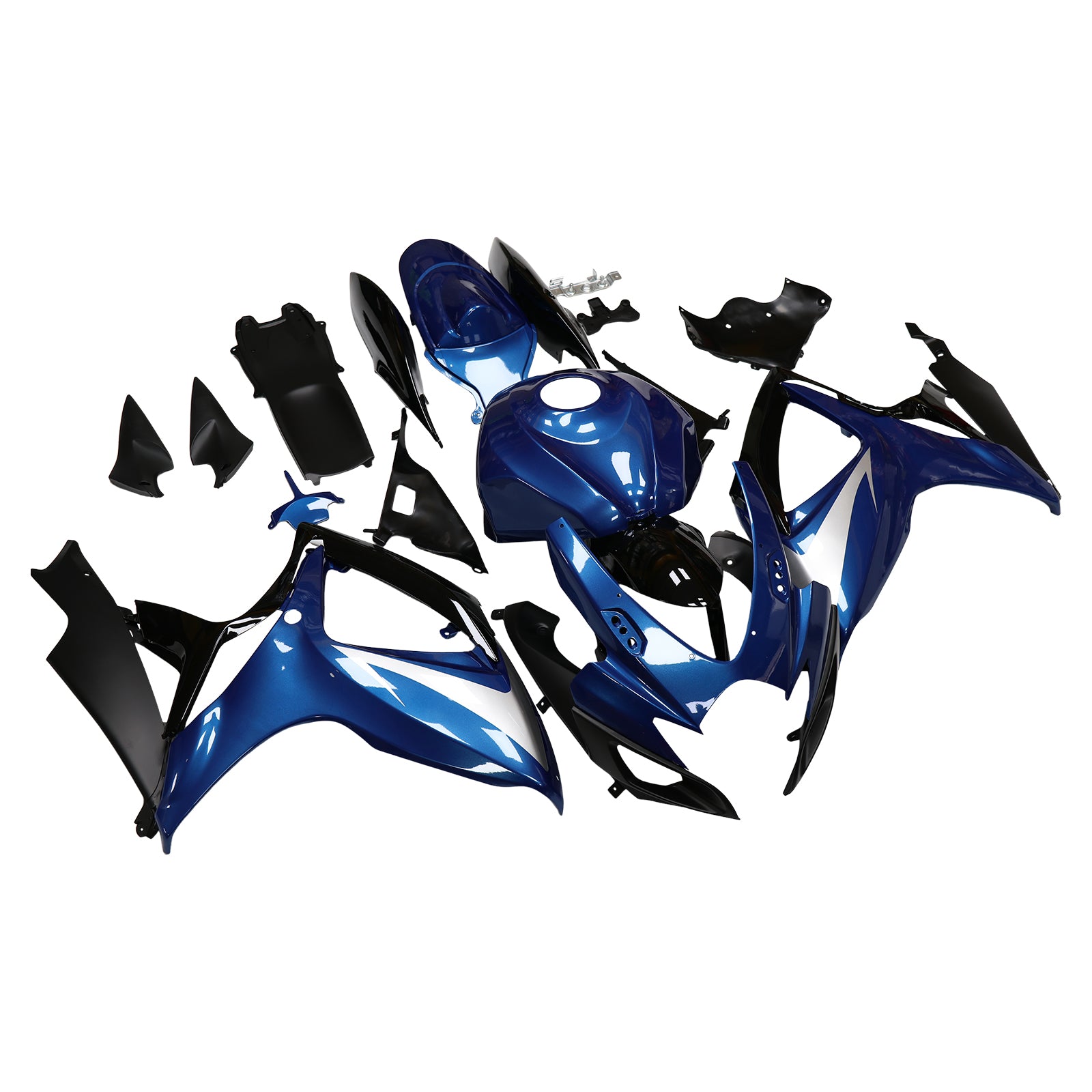 스즈키 GSXR 600/750 2006-2007 K6용 인젝션 페어링 키트 바디워크 플라스틱 ABS