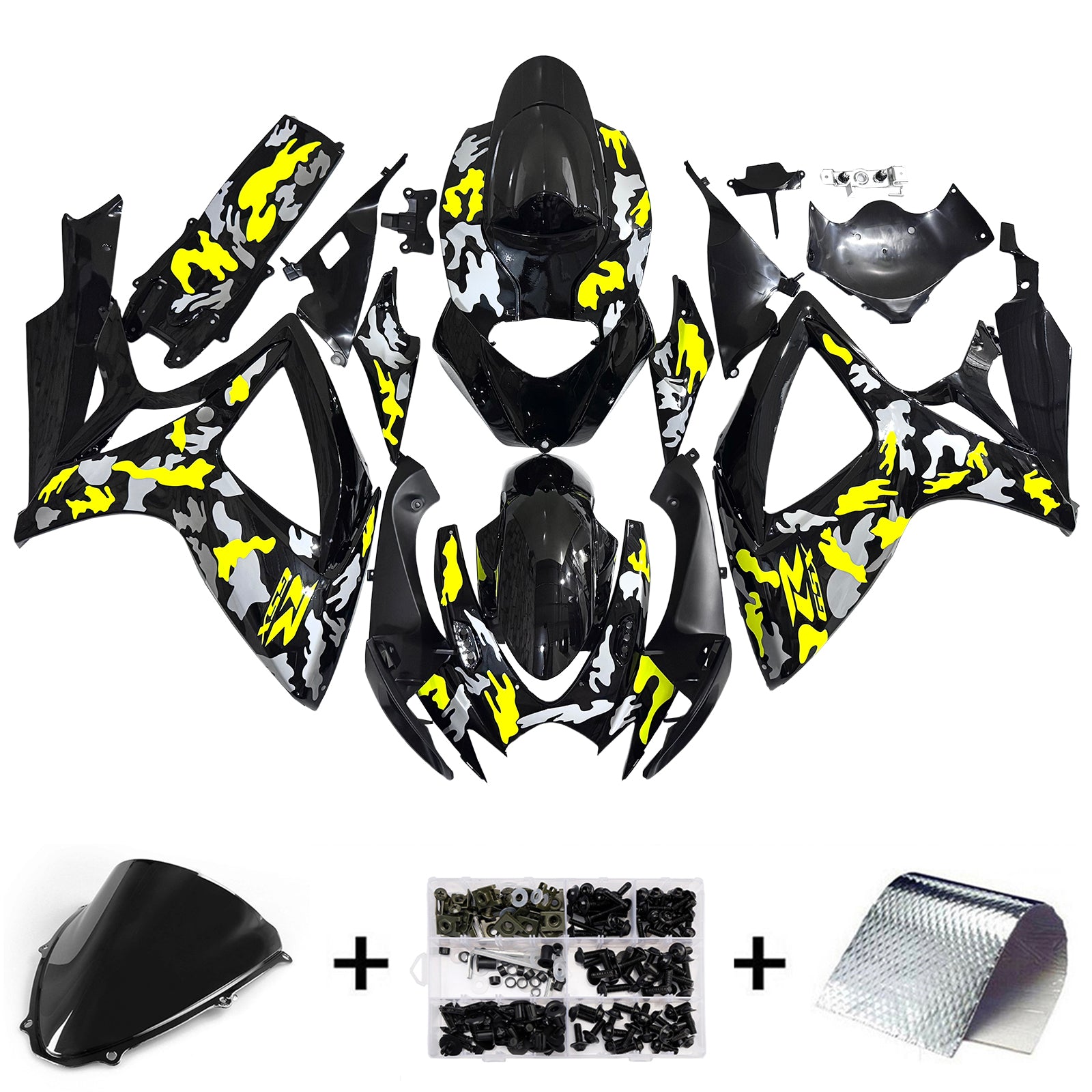 Injection Fairing Kit Bodywork Plastic ABS For Suzuki GSXR 600/750 2006-2007 K6