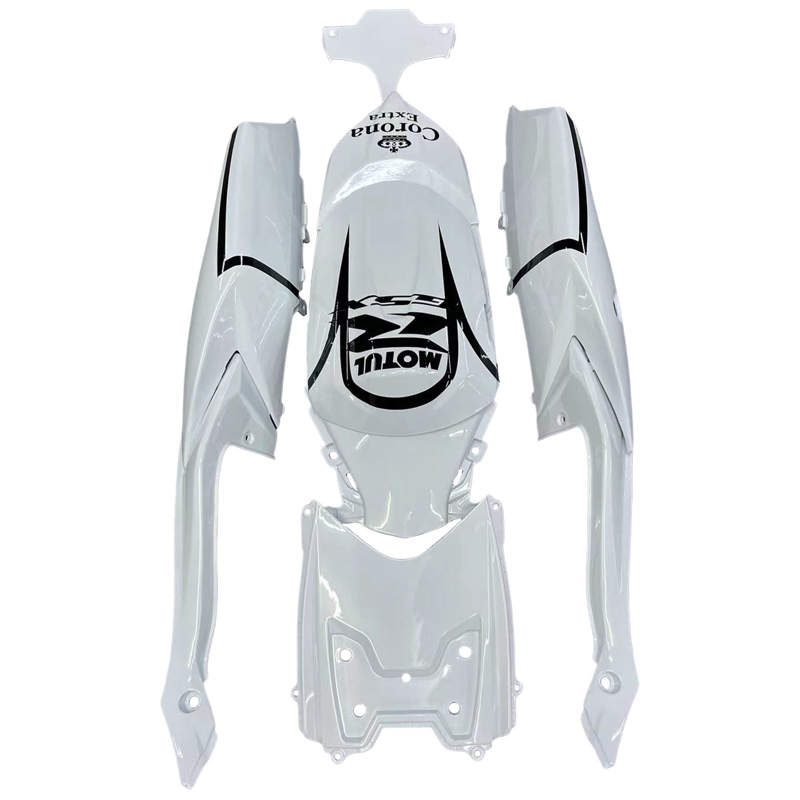 Fairings 2008-2010 Suzuki GSXR 600 750 White Alstare Corona