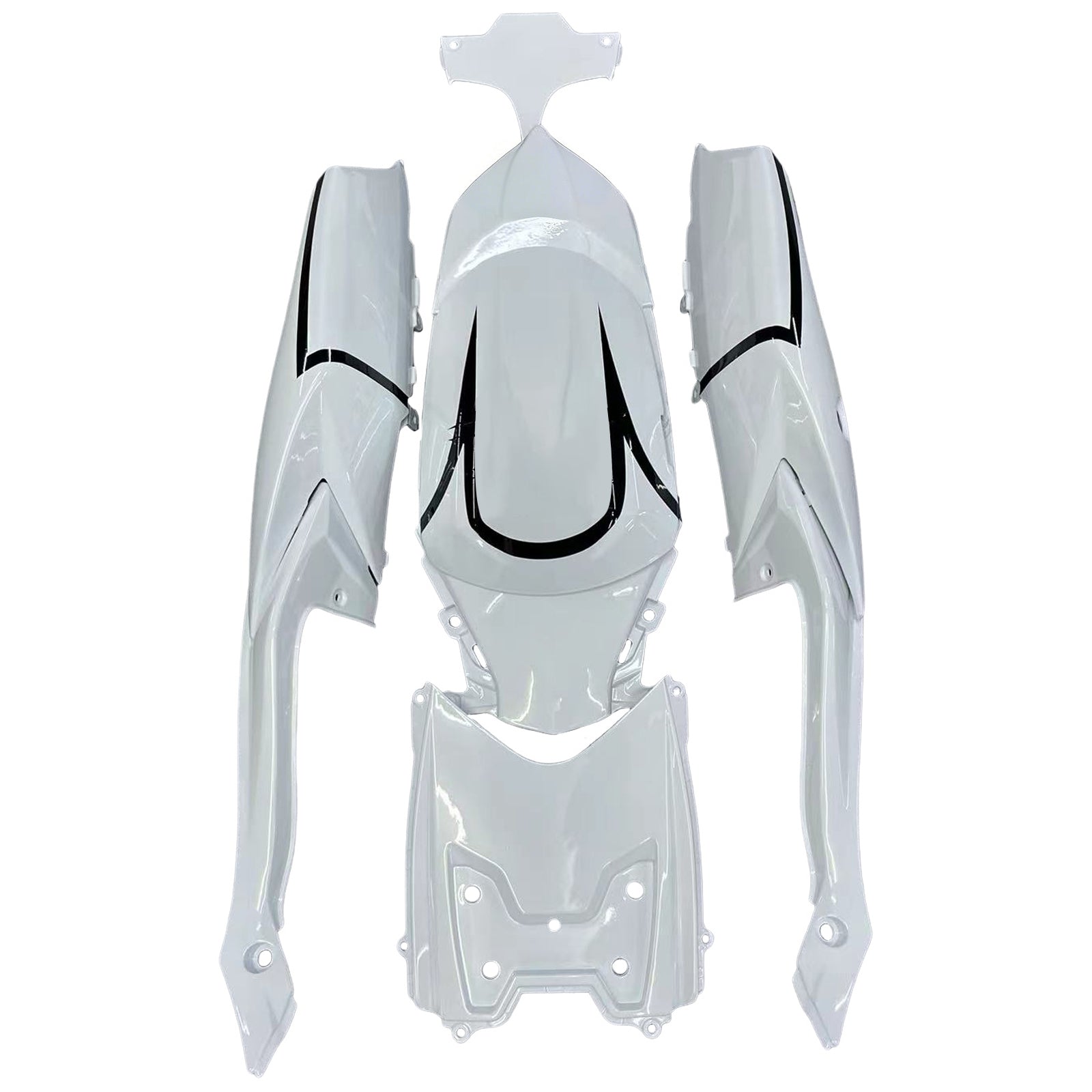 Fairings 2008-2010 Suzuki GSXR 600 750 White Alstare Corona