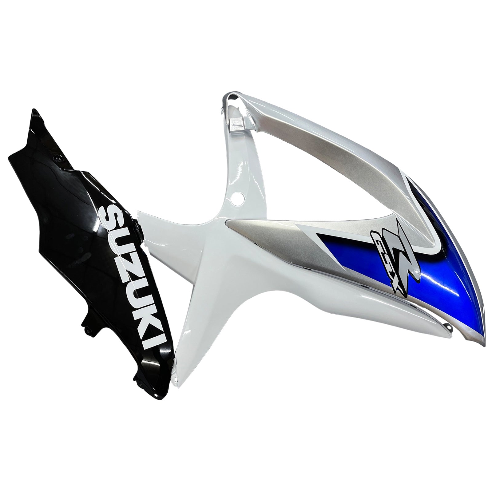 Fairings 2008-2010 Suzuki GSXR 600 750 Silver White GSXR