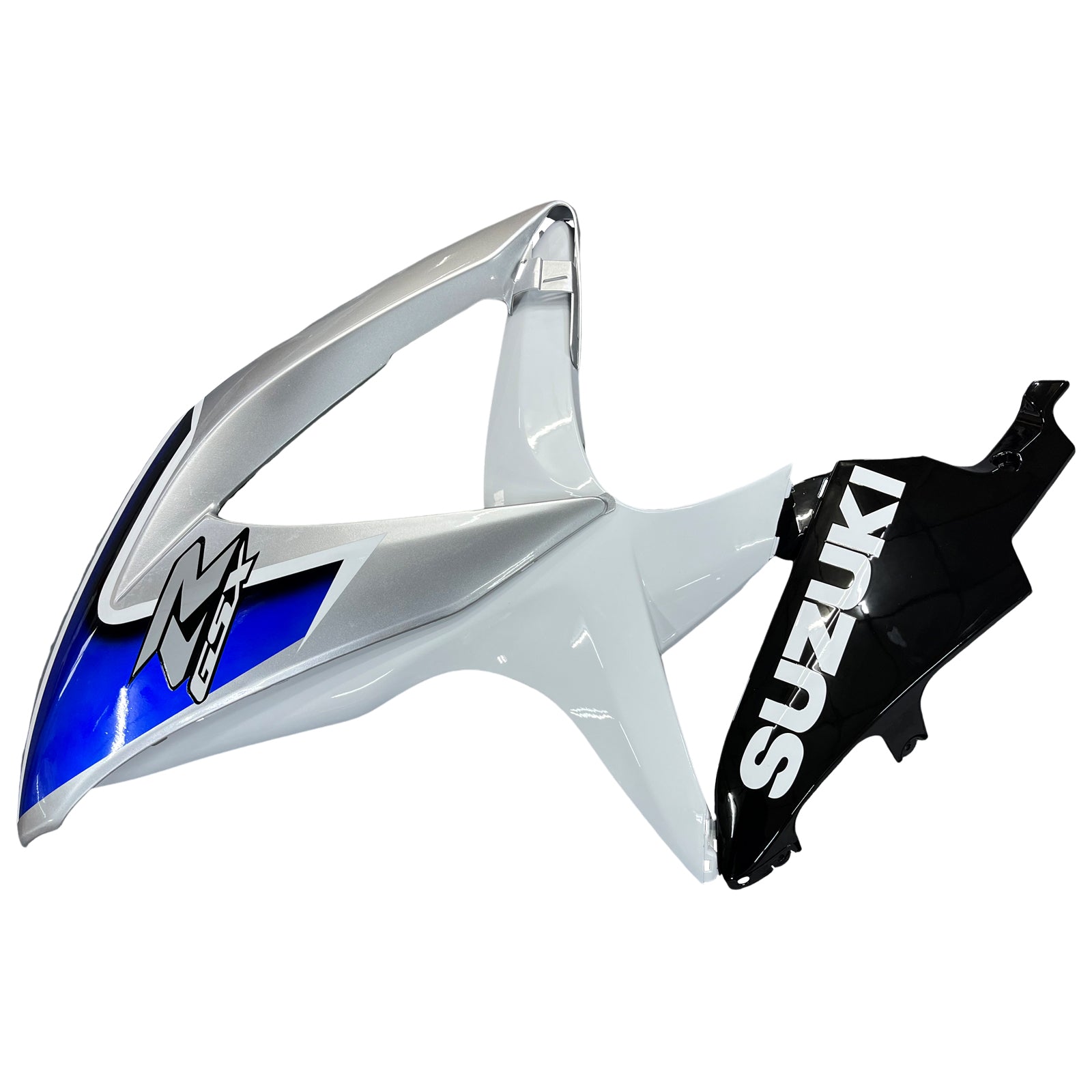 Fairings 2008-2010 Suzuki GSXR 600 750 Silver White GSXR