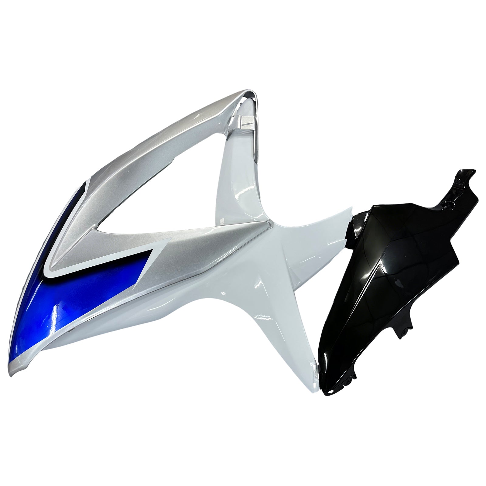 페어링 2008-2010 스즈키 GSXR 600 750 실버 화이트 GSXR