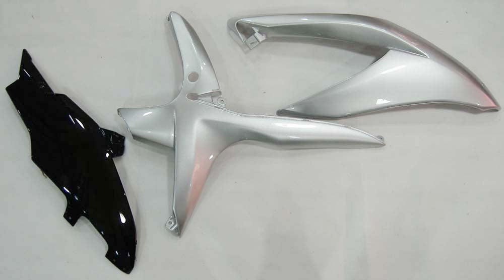 Fairings 2008-2010 Suzuki GSXR 600 750 Silver Black GSXR Generic