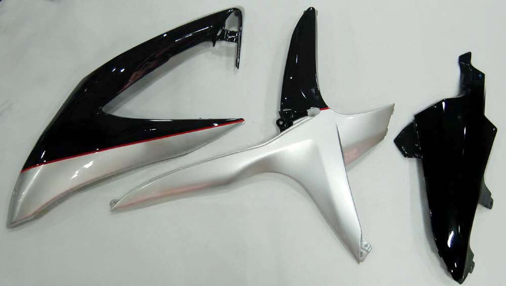 Fairings 2008-2010 Suzuki GSXR 600 750 Black Silver Jordan Generic