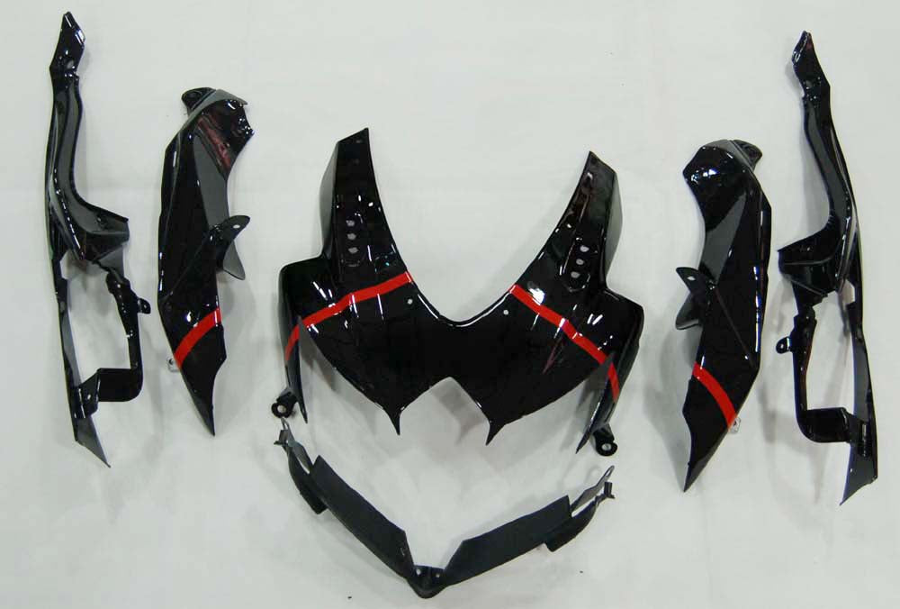 Fairings 2008-2010 Suzuki GSXR 600 750 Black Silver Jordan Generic