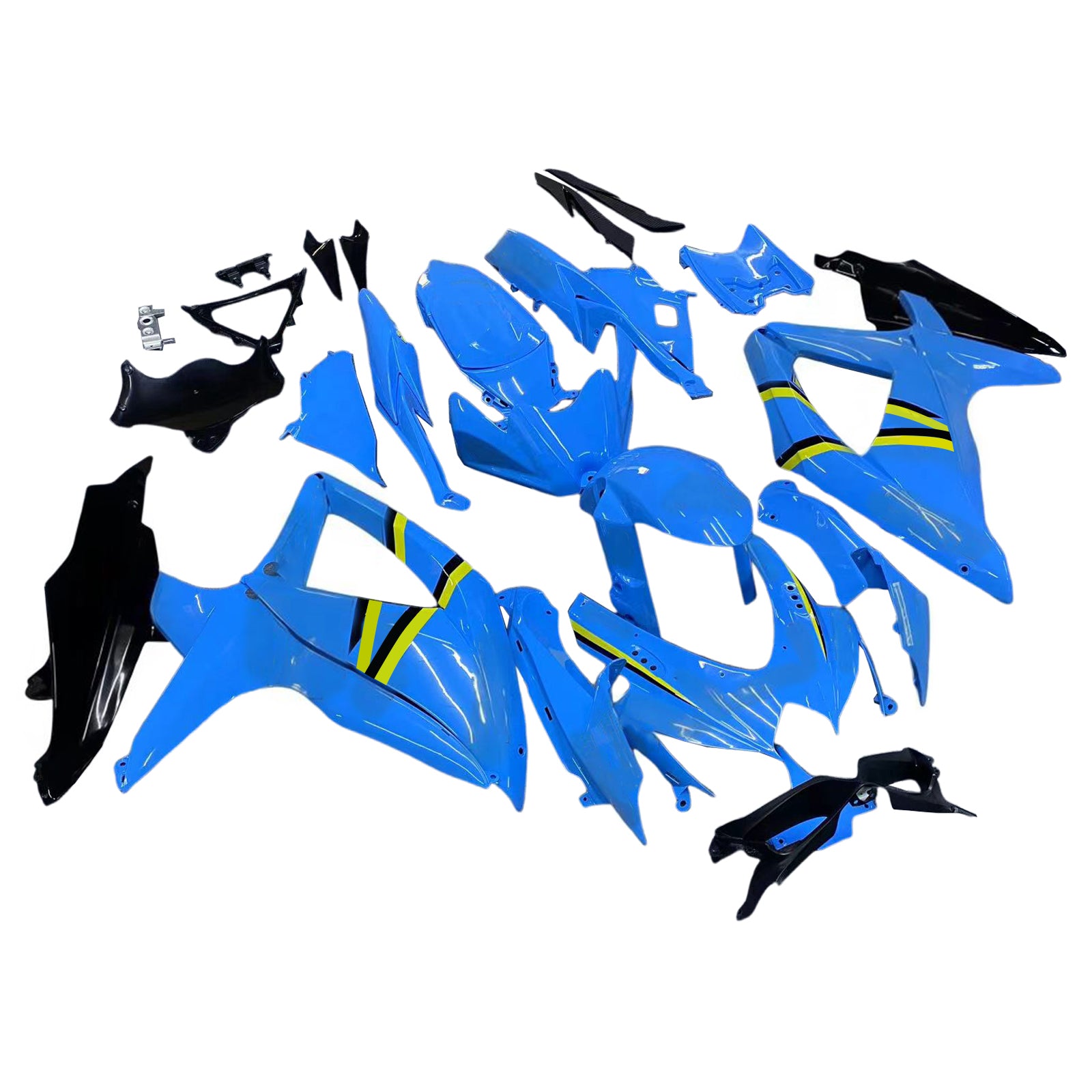 Fairings 2008-2010 Suzuki GSXR 600 750 Blue Rizla  Generic