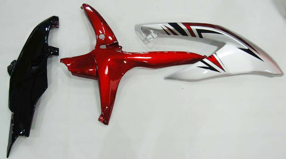 Fairings 2008-2010 Suzuki GSXR 600 750 Silver Red GSXR Generic