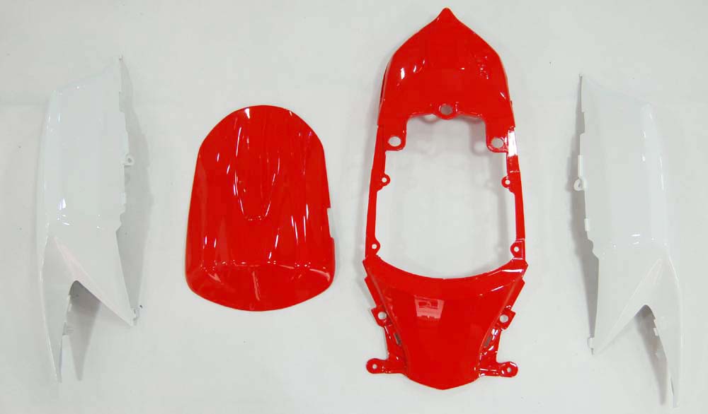 Carenados 2008-2010 Suzuki GSXR 600 750 Rojo Blanco Negro GSXR Genérico