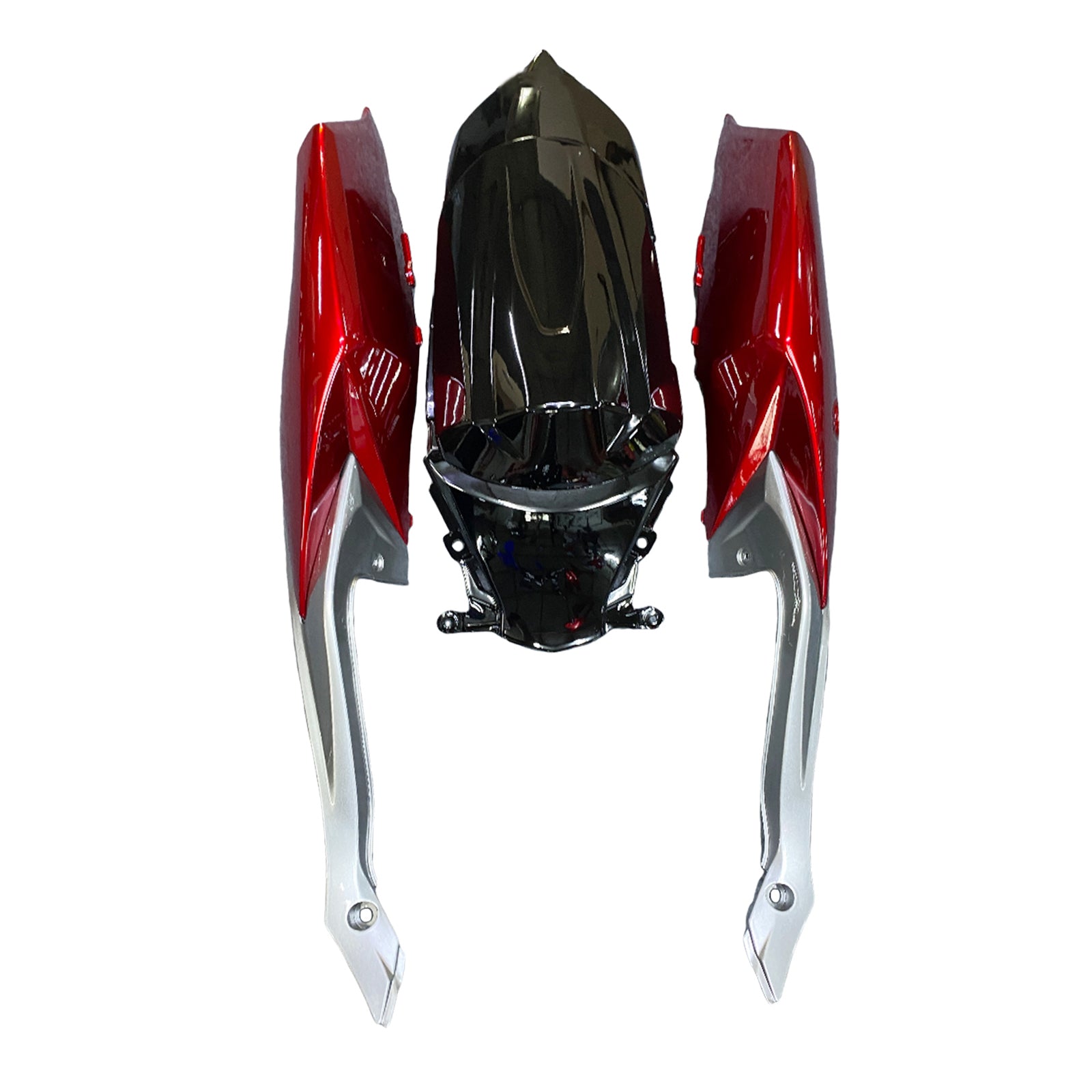 Carenados 2008-2010 Suzuki GSXR 600 750 Negro Rojo Plata Genérico