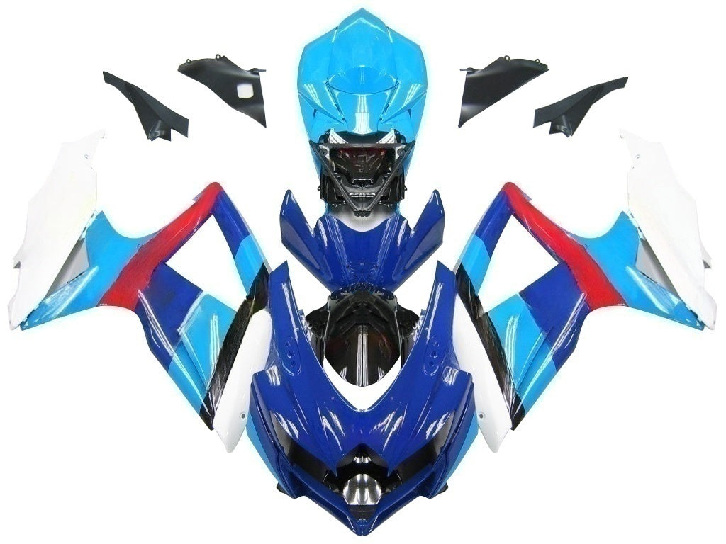 Fairings 2008-2010 Suzuki GSXR 600 750 Blue Rockstar Malkita Generic