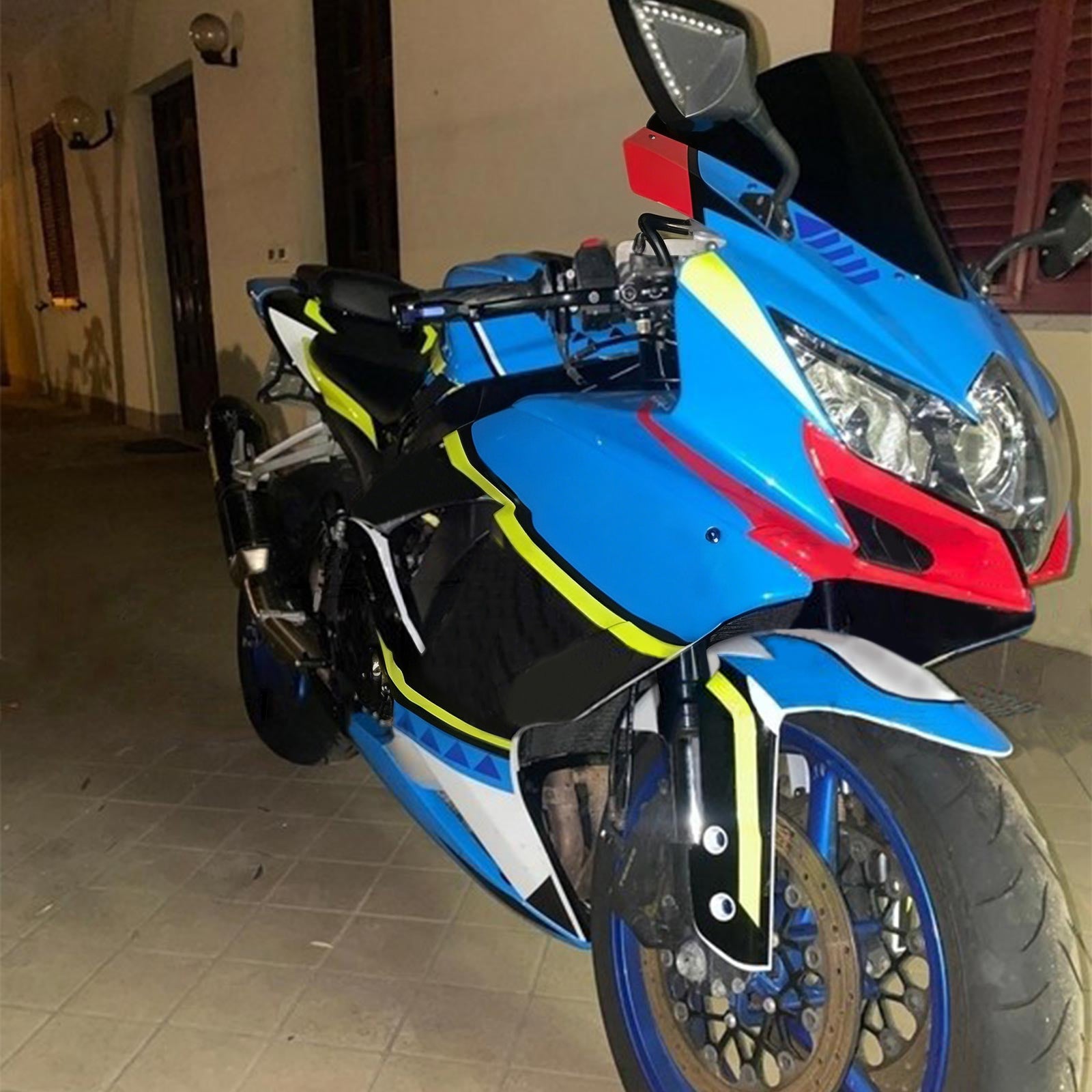 스즈키 GSXR 600/750 2008-2010 페어링 키트 차체 플라스틱 ABS K8