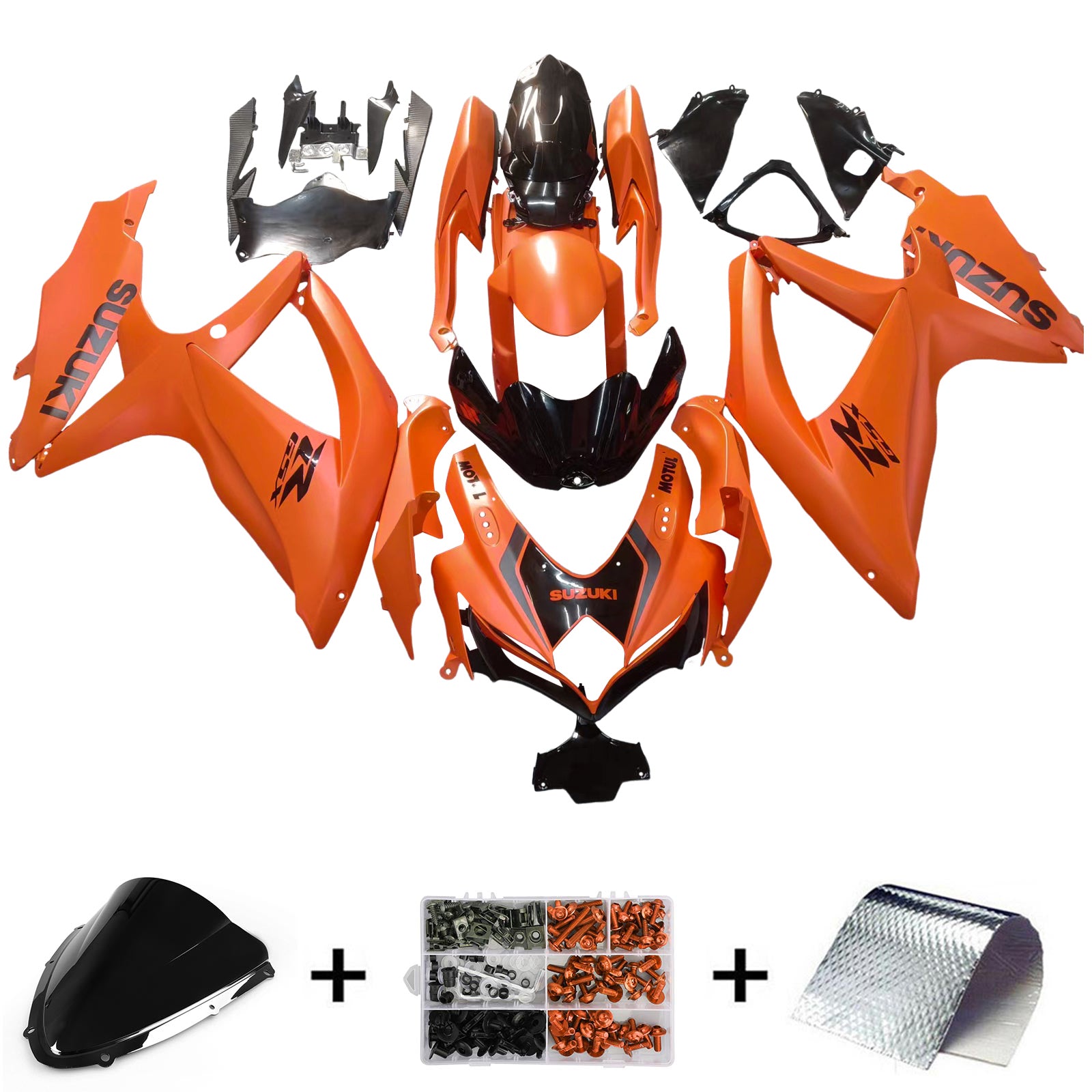 Suzuki GSXR 600/750 2008-2010 Fairing Kit Bodywork Plastic ABS K8