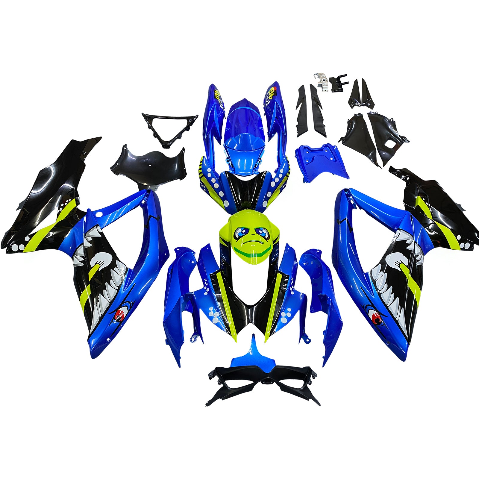 Suzuki GSXR 600/750 2008-2010 K8 Fairing Kit Bodywork Plastic ABS