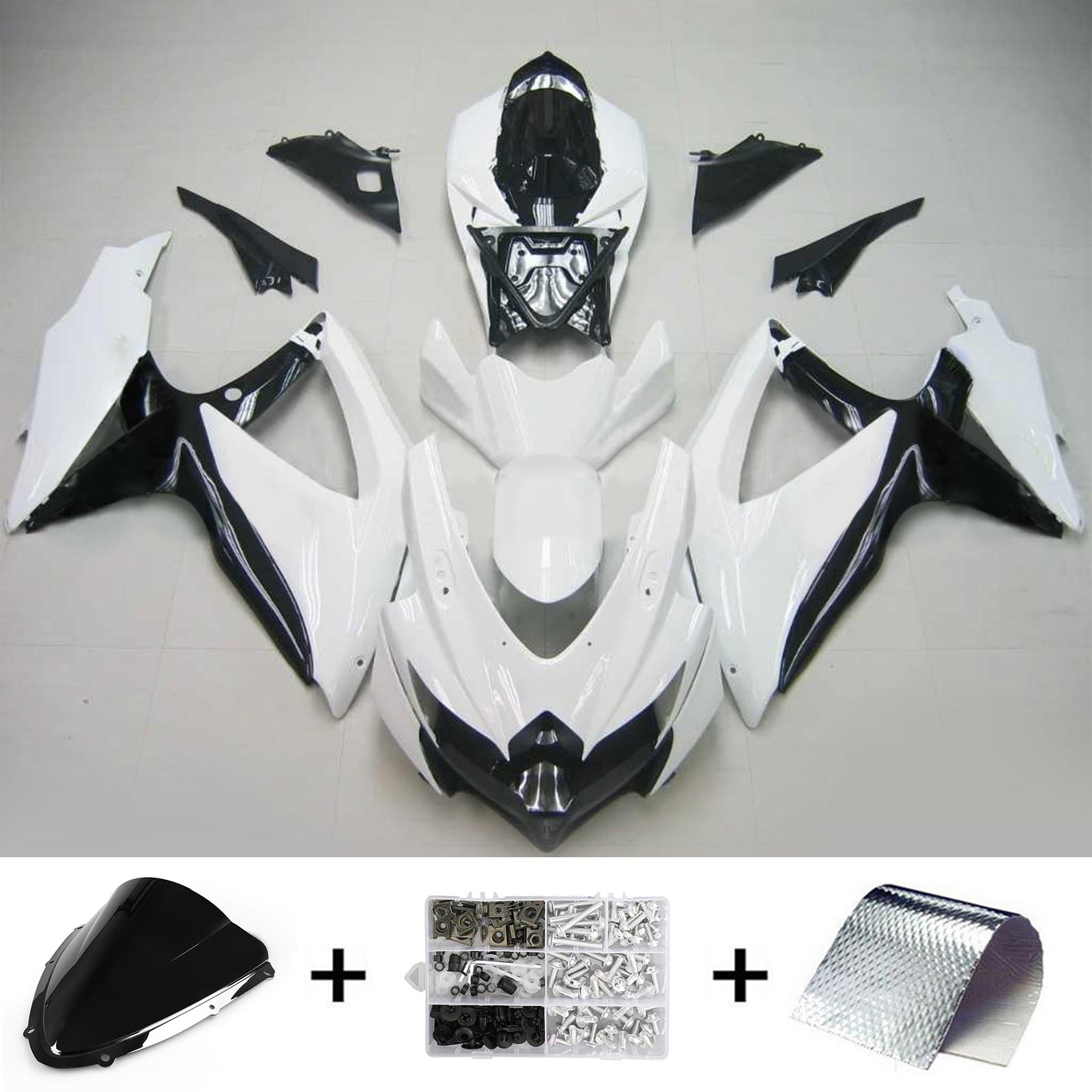 Suzuki GSXR 600/750 2008-2010 Fairing Kit Bodywork Plastic ABS K8