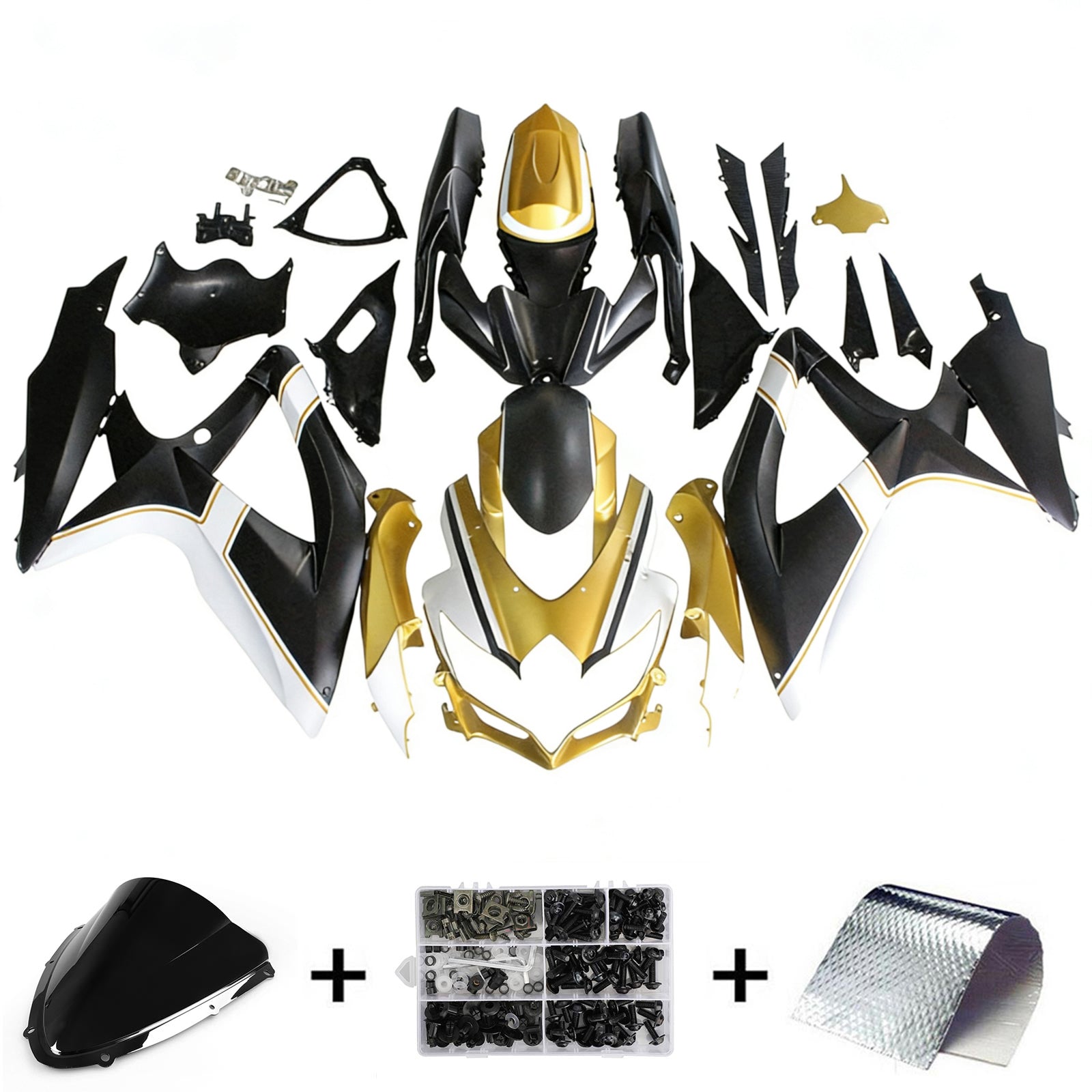 Suzuki GSXR 600/750 2008-2010 Fairing Kit Bodywork Plastic ABS K8