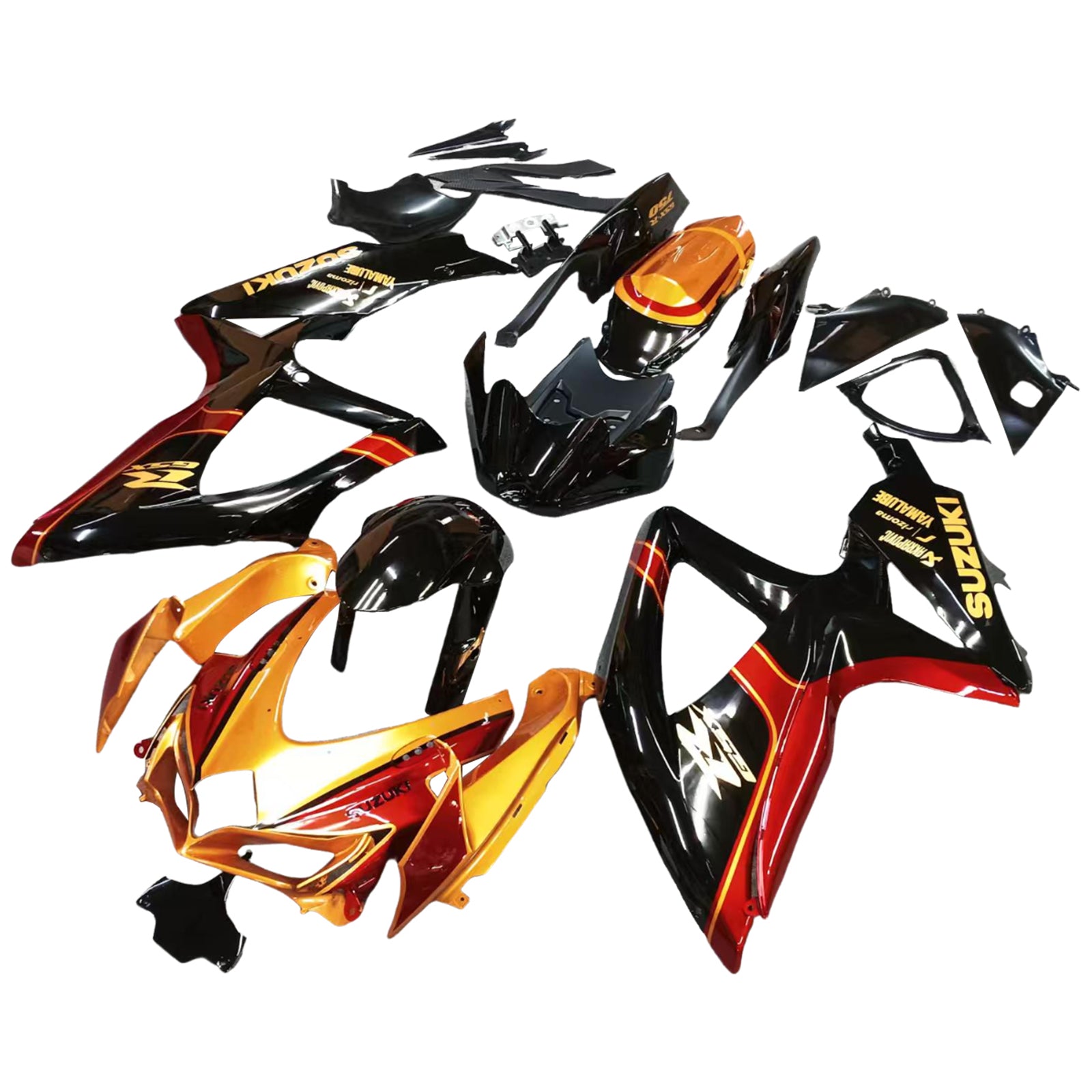 Suzuki GSXR 600/750 2008-2010 K8 Fairing Kit Bodywork Plastic ABS