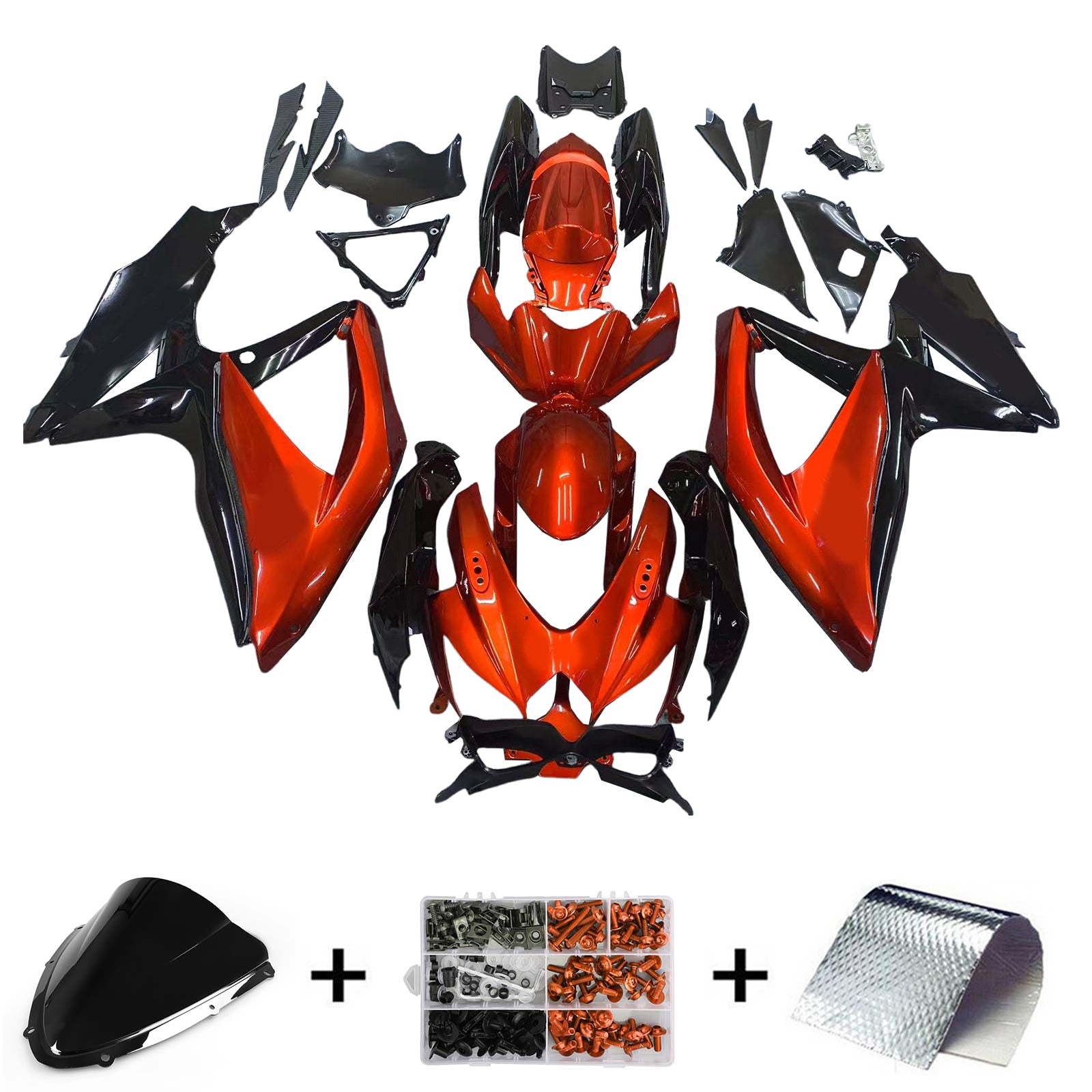 Suzuki GSXR 600/750 2008-2010 Fairing Kit Bodywork Plastic ABS K8