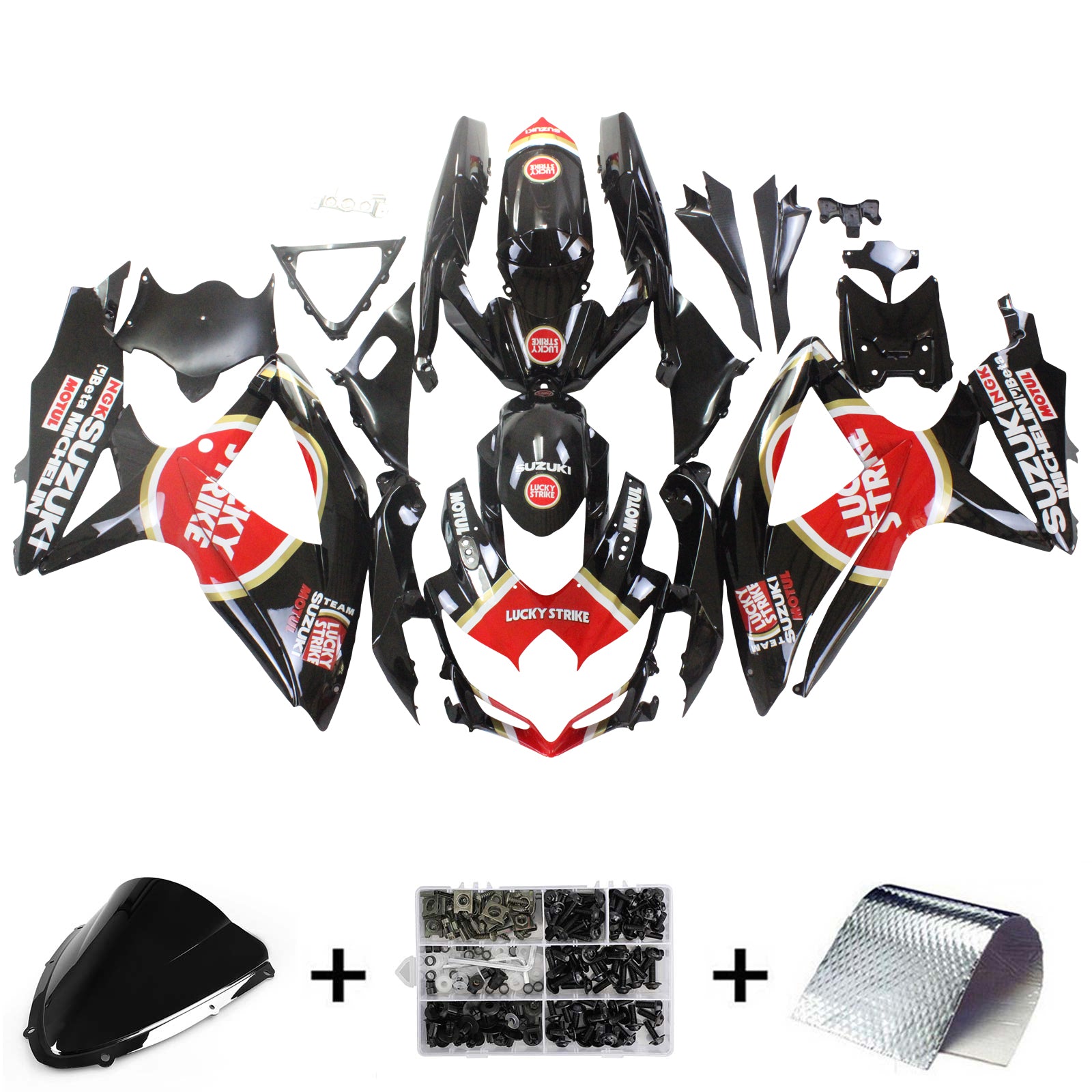 Suzuki GSXR 600/750 2008-2010 Kit Carenado Carroceria Plastico ABS K8