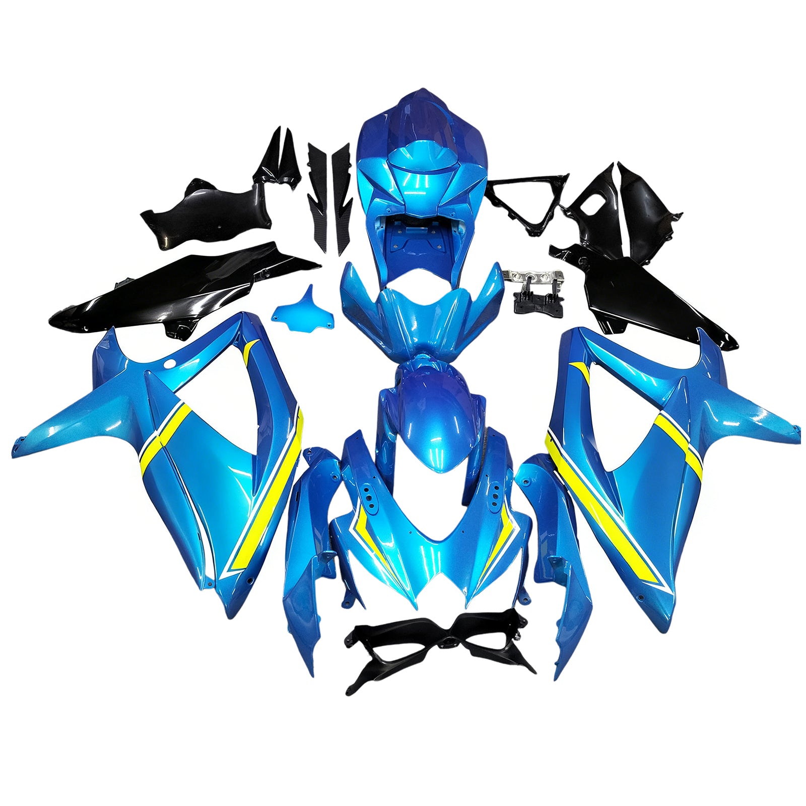 Suzuki GSXR 600/750 2008-2010 K8 Fairing Kit Bodywork Plastic ABS