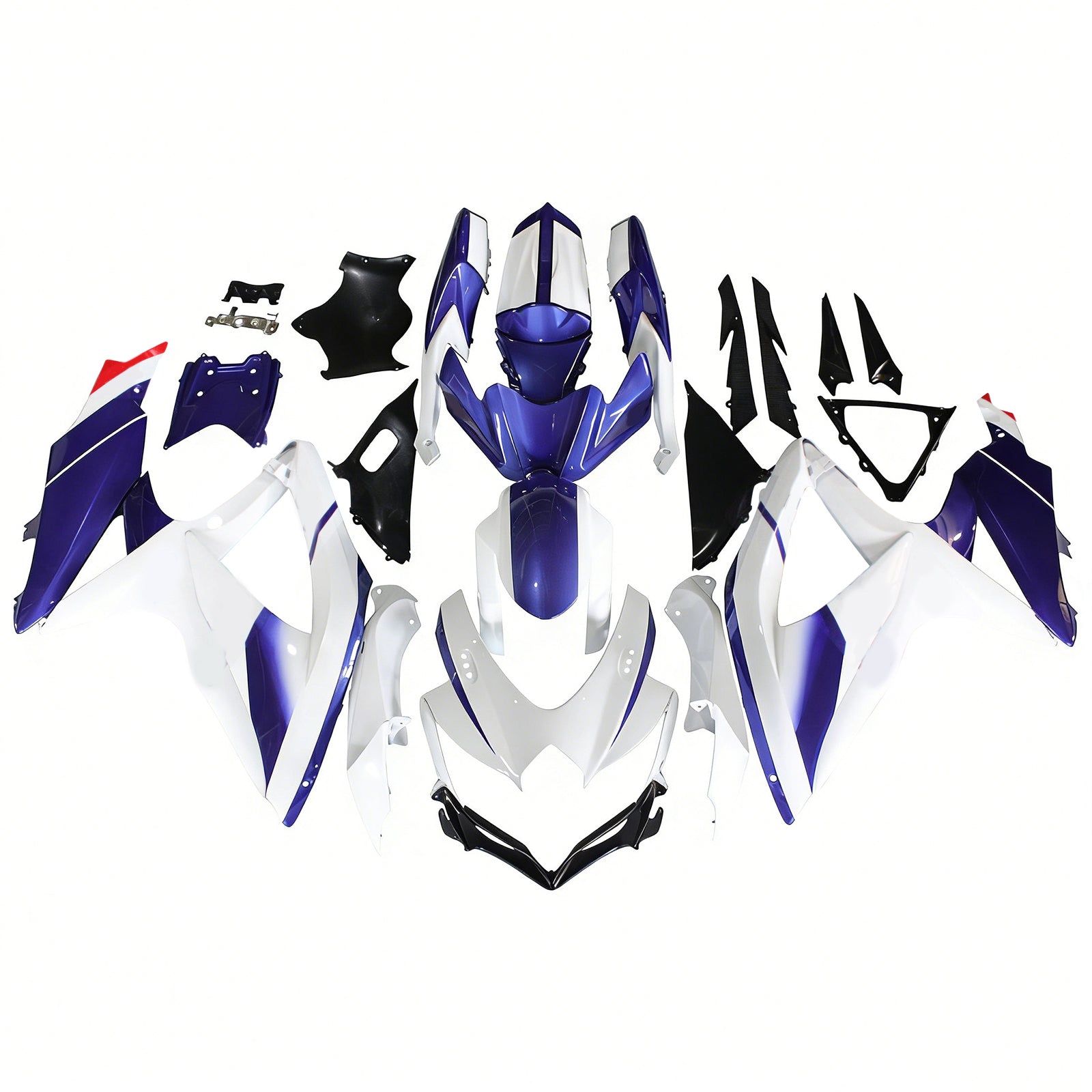 스즈키 GSXR 600/750 2008-2010 페어링 키트 차체 플라스틱 ABS K8