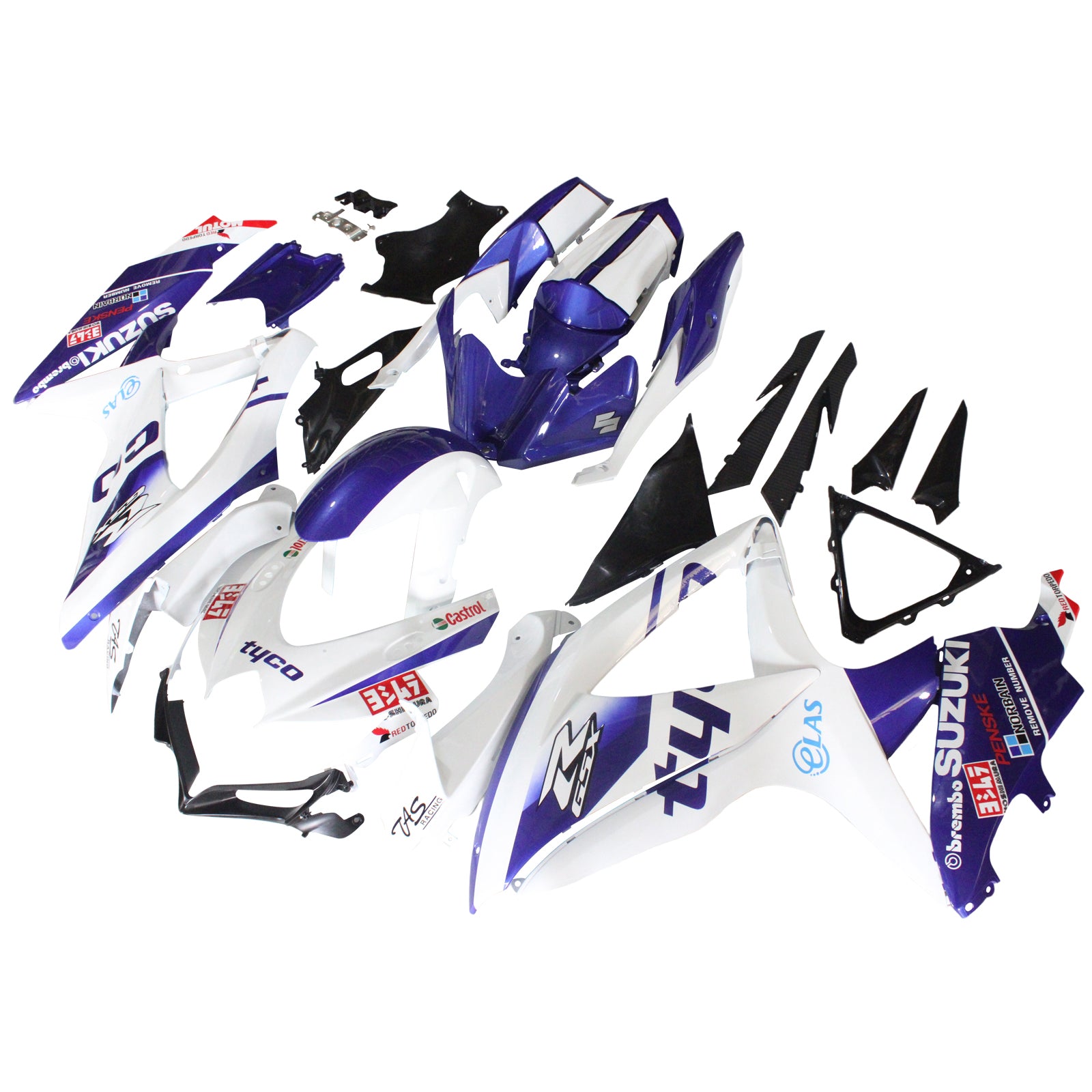 Suzuki GSXR 600/750 2008-2010 Fairing Kit Bodywork Plastic ABS K8