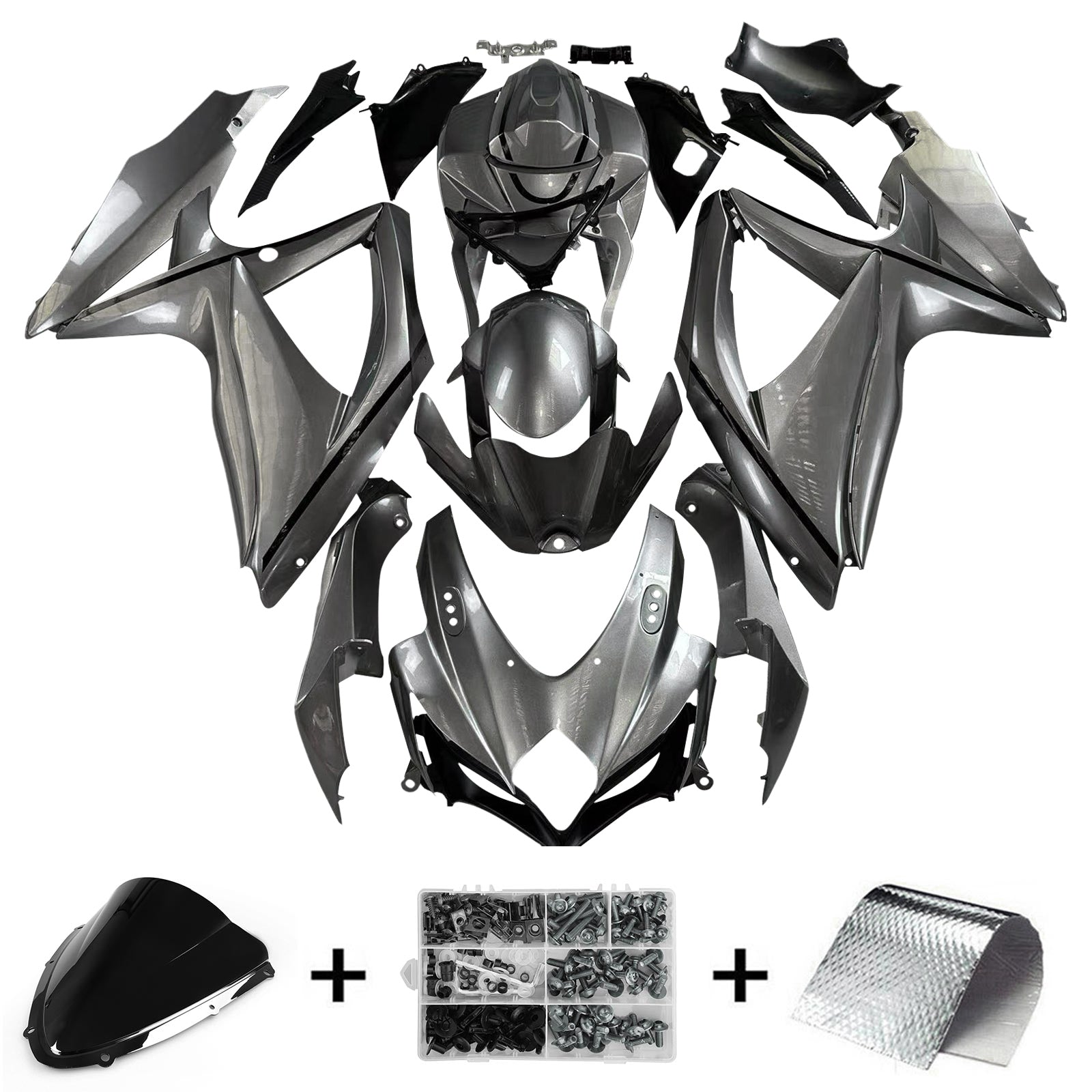 Suzuki GSXR 600/750 2008-2010 Kit Carenado Carroceria Plastico ABS K8