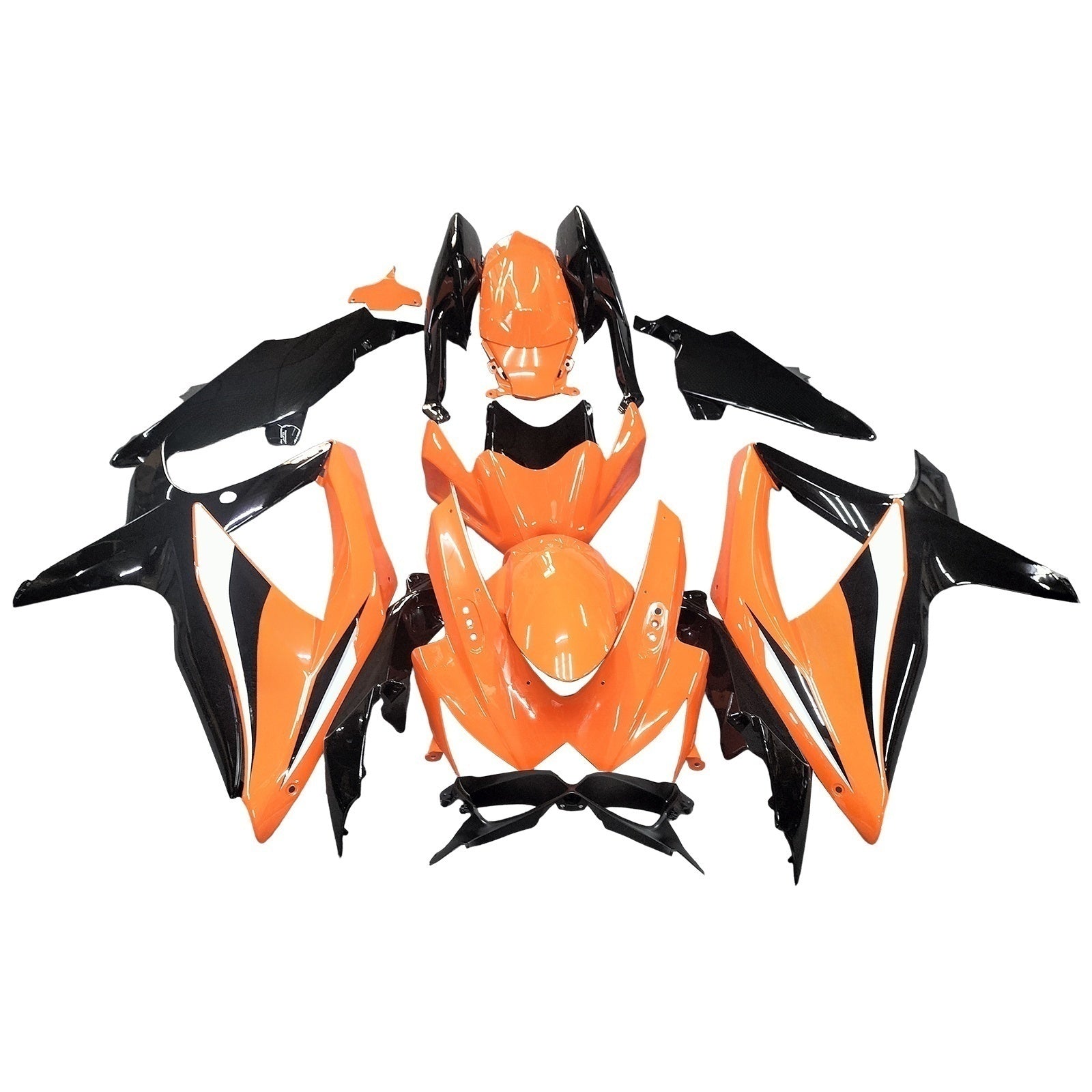 스즈키 GSXR 600/750 2008-2010 페어링 키트 차체 플라스틱 ABS K8