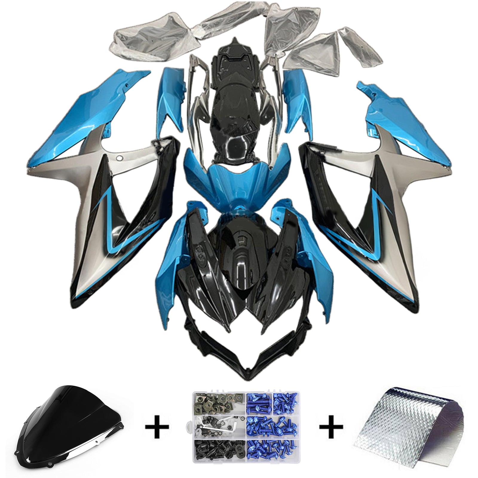 Suzuki GSXR 600/750 2008-2010 K8 Carenado Carenado Plastico ABS