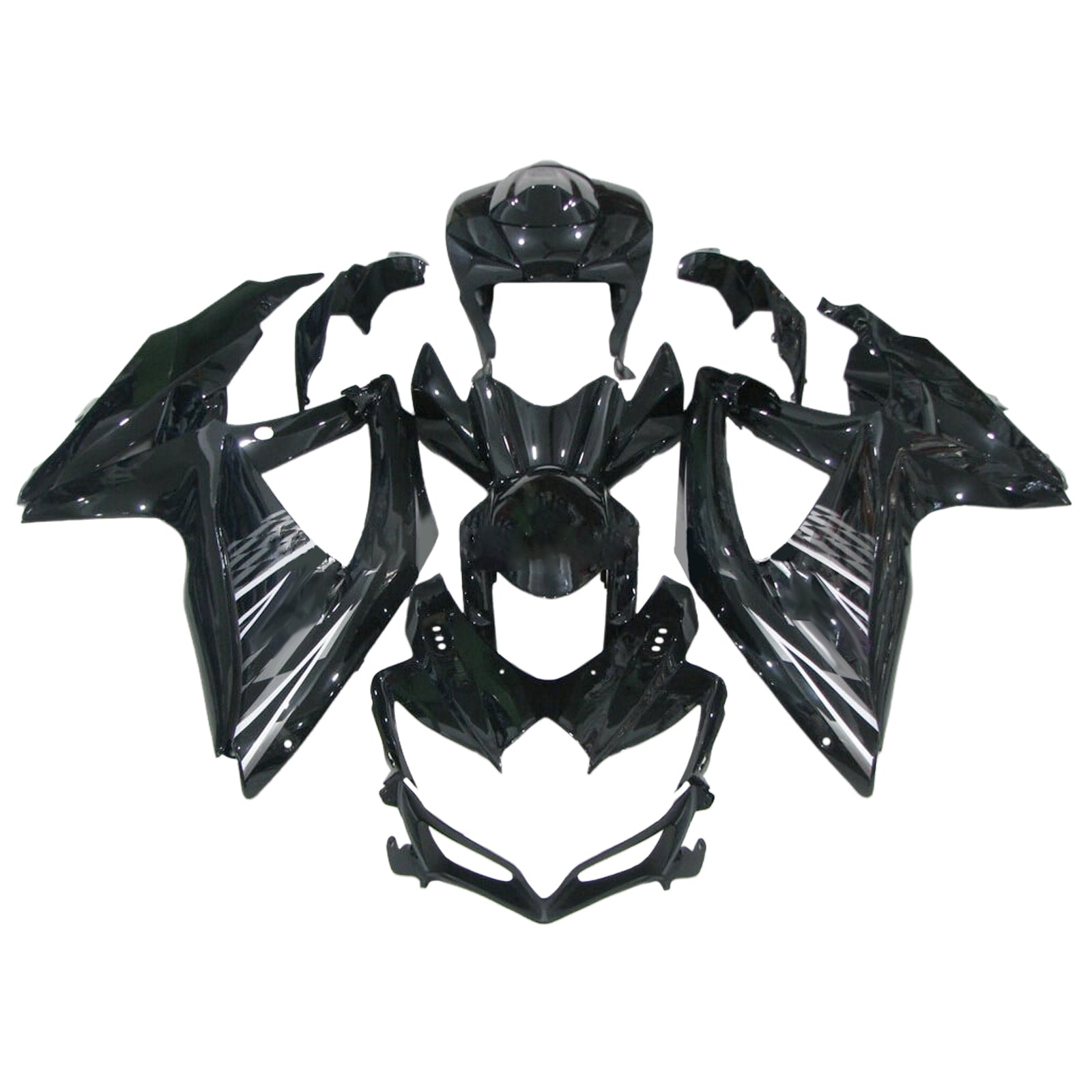 Amotopart Suzuki GSXR 600/750 2008-2010 K8 Fairing Kit Bodywork Plastic ABS
