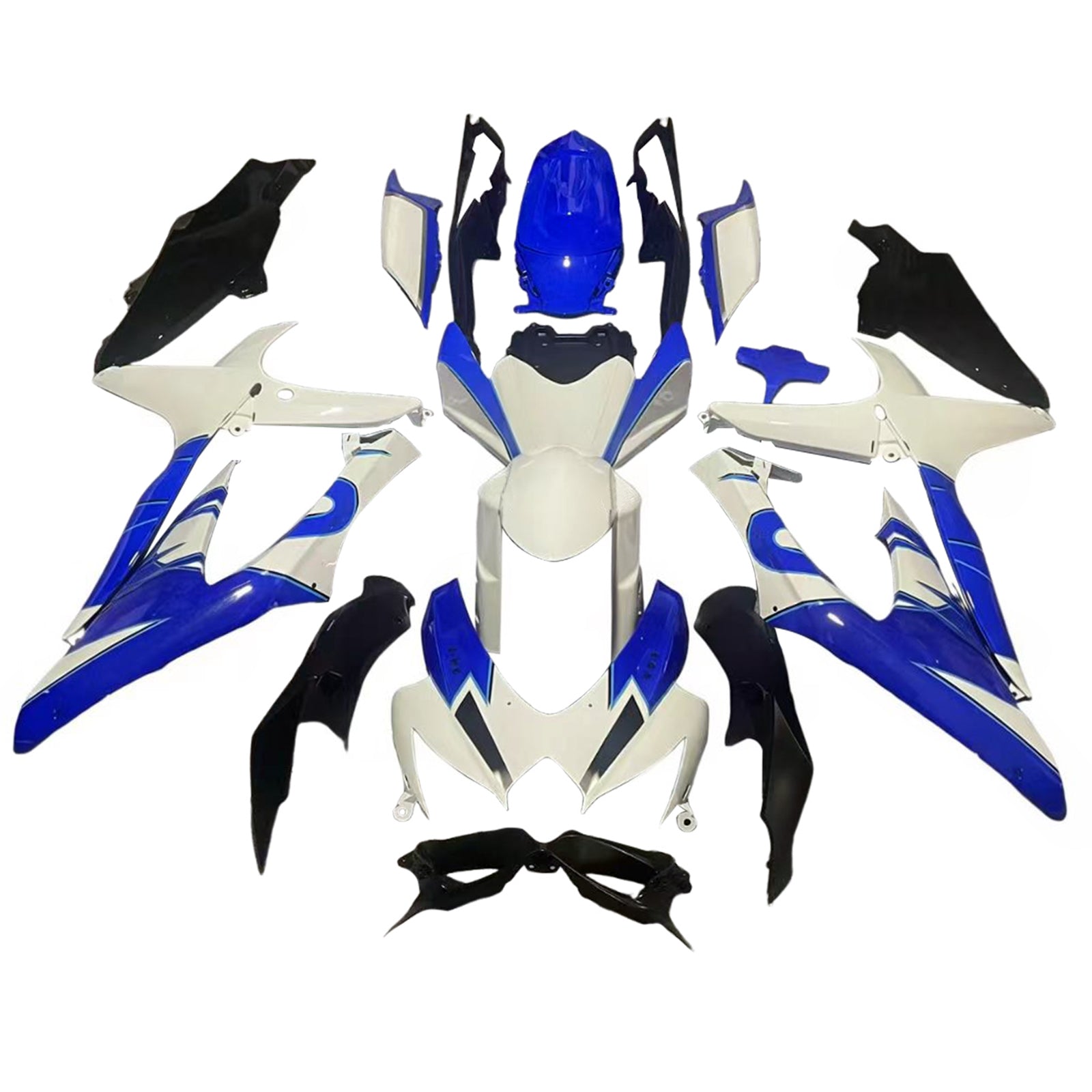 Amotopart Suzuki GSXR 600/750 2008-2010 K8 Fairing Kit Bodywork Plastic ABS