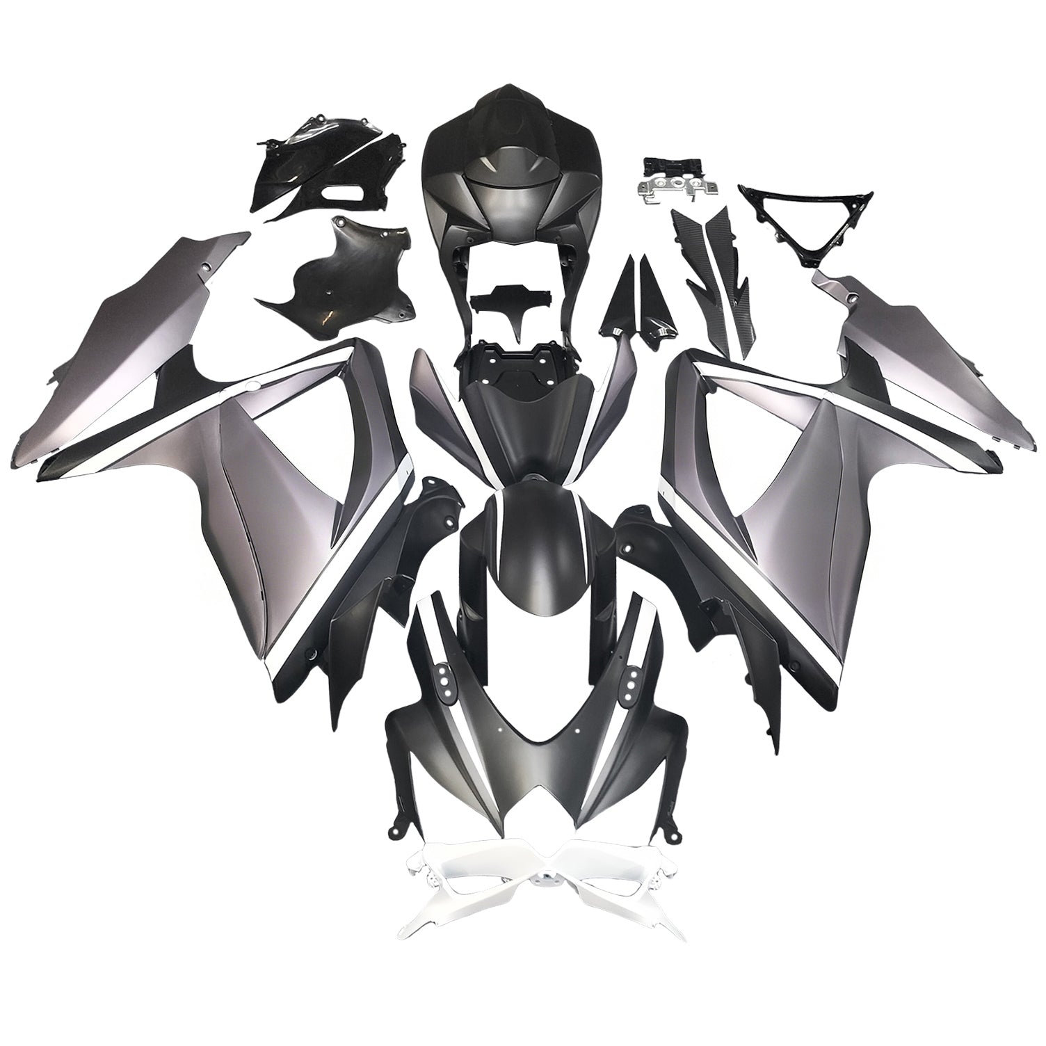 Amotopart Suzuki GSXR 600/750 2008-2010 K8 페어링 키트 차체 플라스틱 ABS