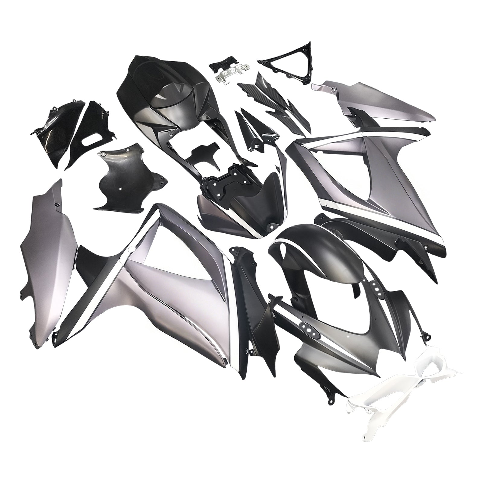 Amotopart Suzuki GSXR 600/750 2008-2010 K8 페어링 키트 차체 플라스틱 ABS