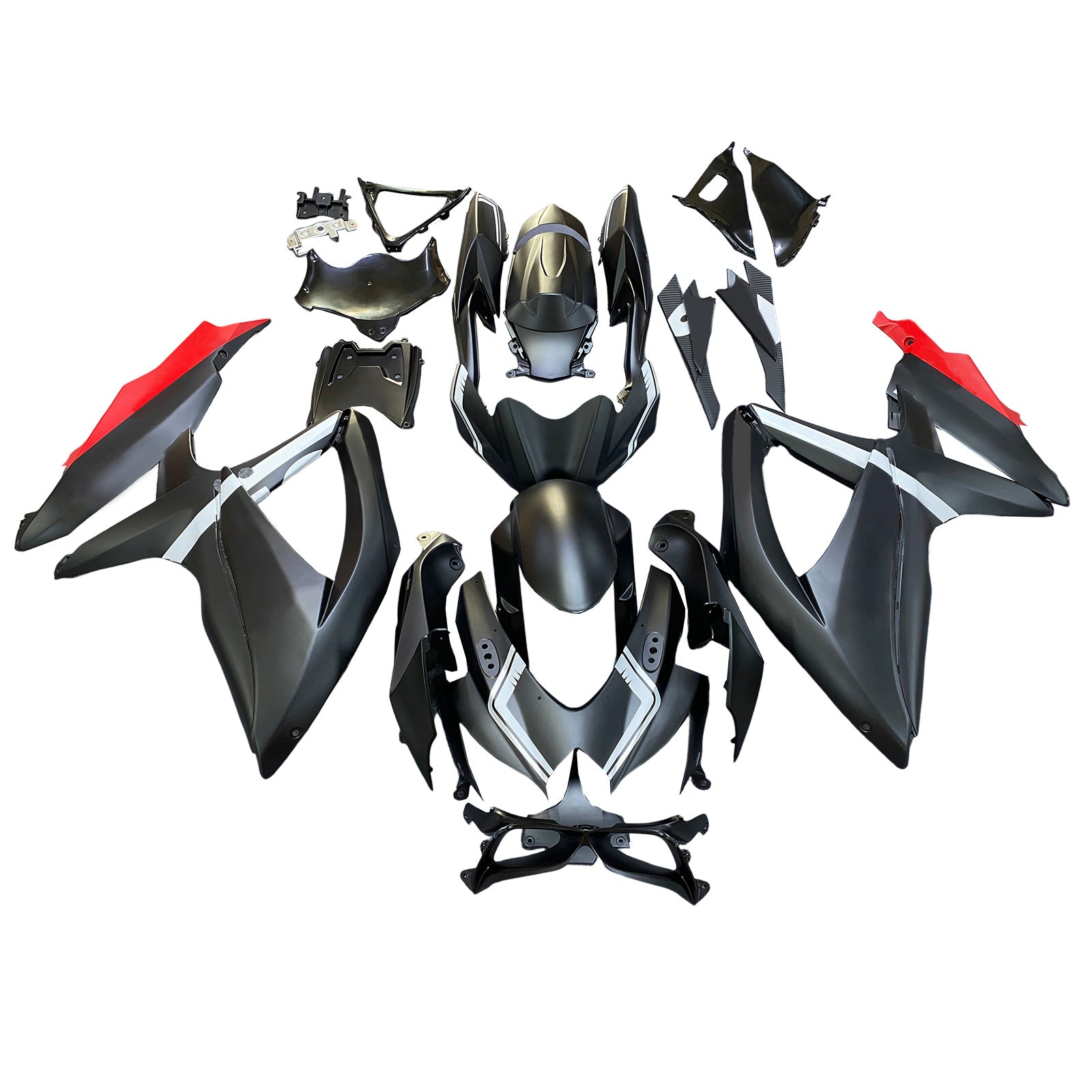 Amotopart Suzuki GSXR 600/750 2008-2010 K8 Fairing Kit Bodywork Plastic ABS