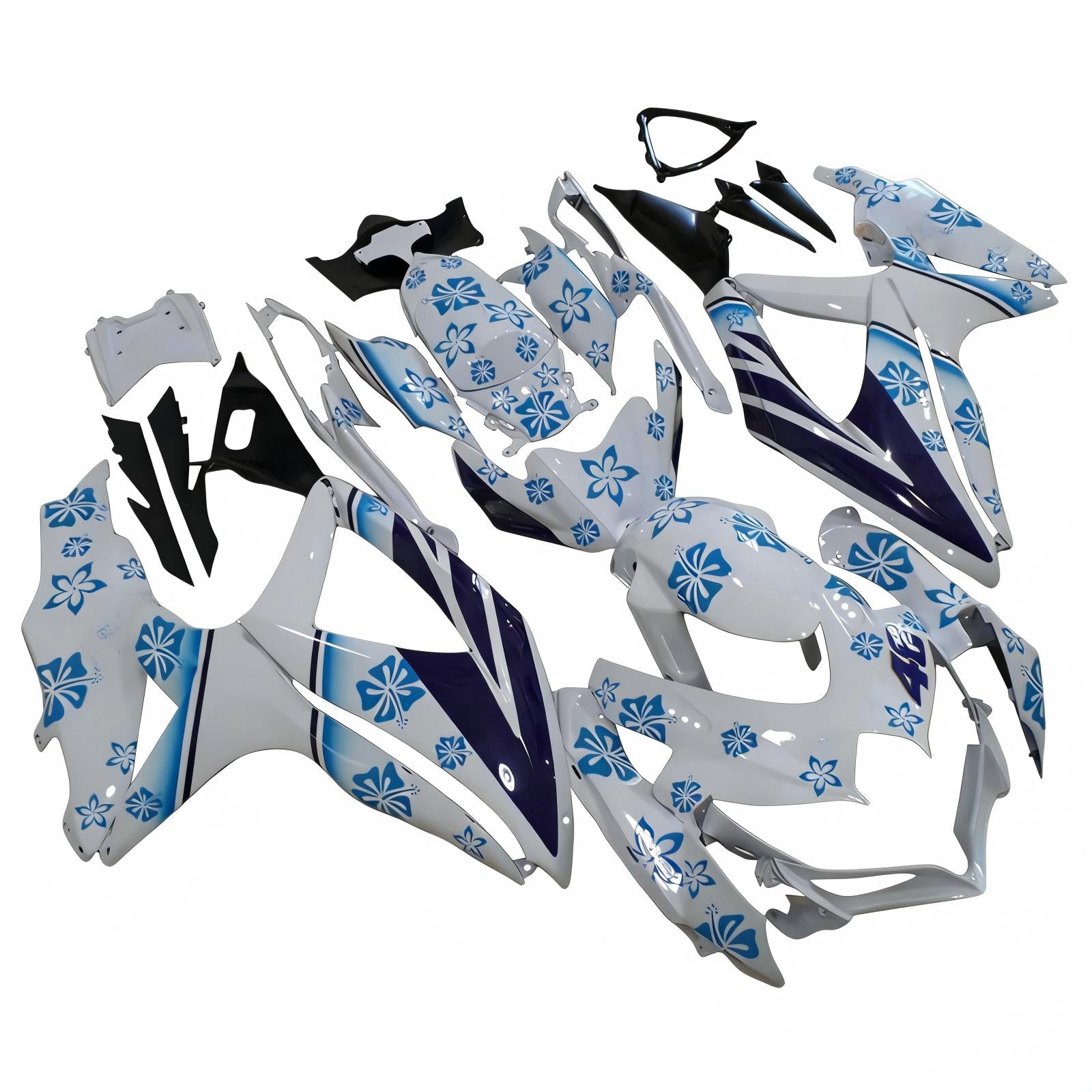 Amotopart Suzuki GSXR 600/750 2008-2010 K8 Fairing Kit Bodywork Plastic ABS