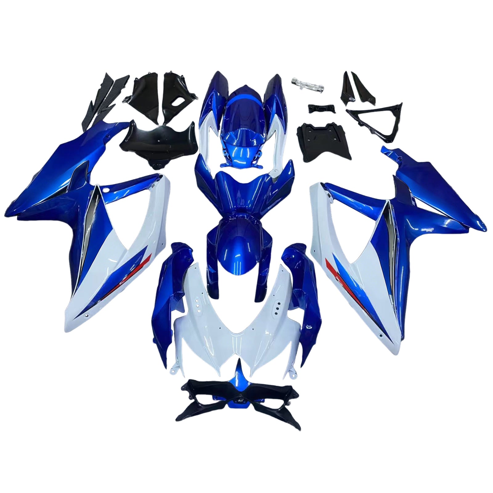 Amotopart Suzuki GSXR 600/750 2008-2010 K8 Fairing Kit Bodywork Plastic ABS