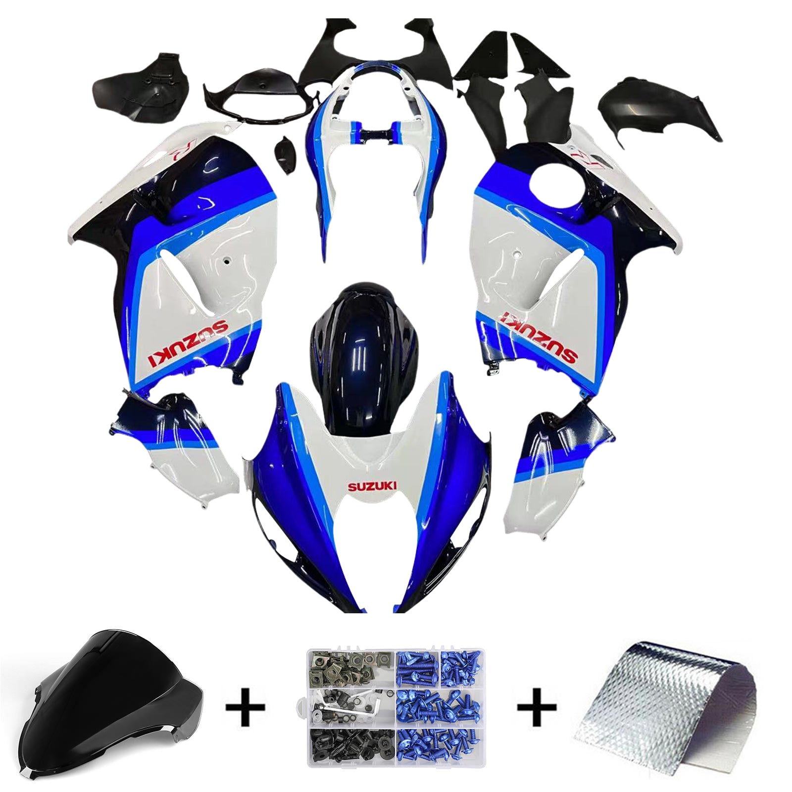 Suzuki Hayabusa GSXR1300 1999-2007 Fairing Kit Bodywork Plastic ABS