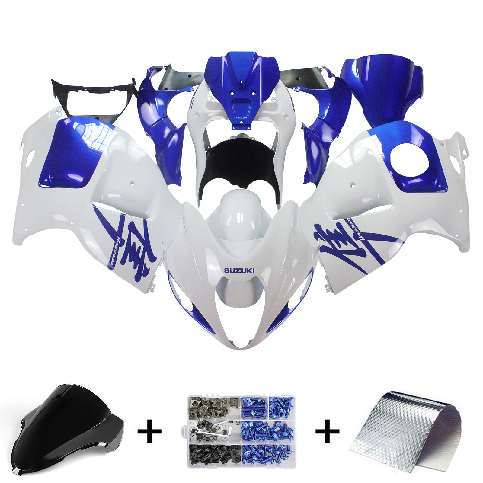 Suzuki Hayabusa GSXR1300 1999-2007 Fairing Kit Bodywork Plastic ABS