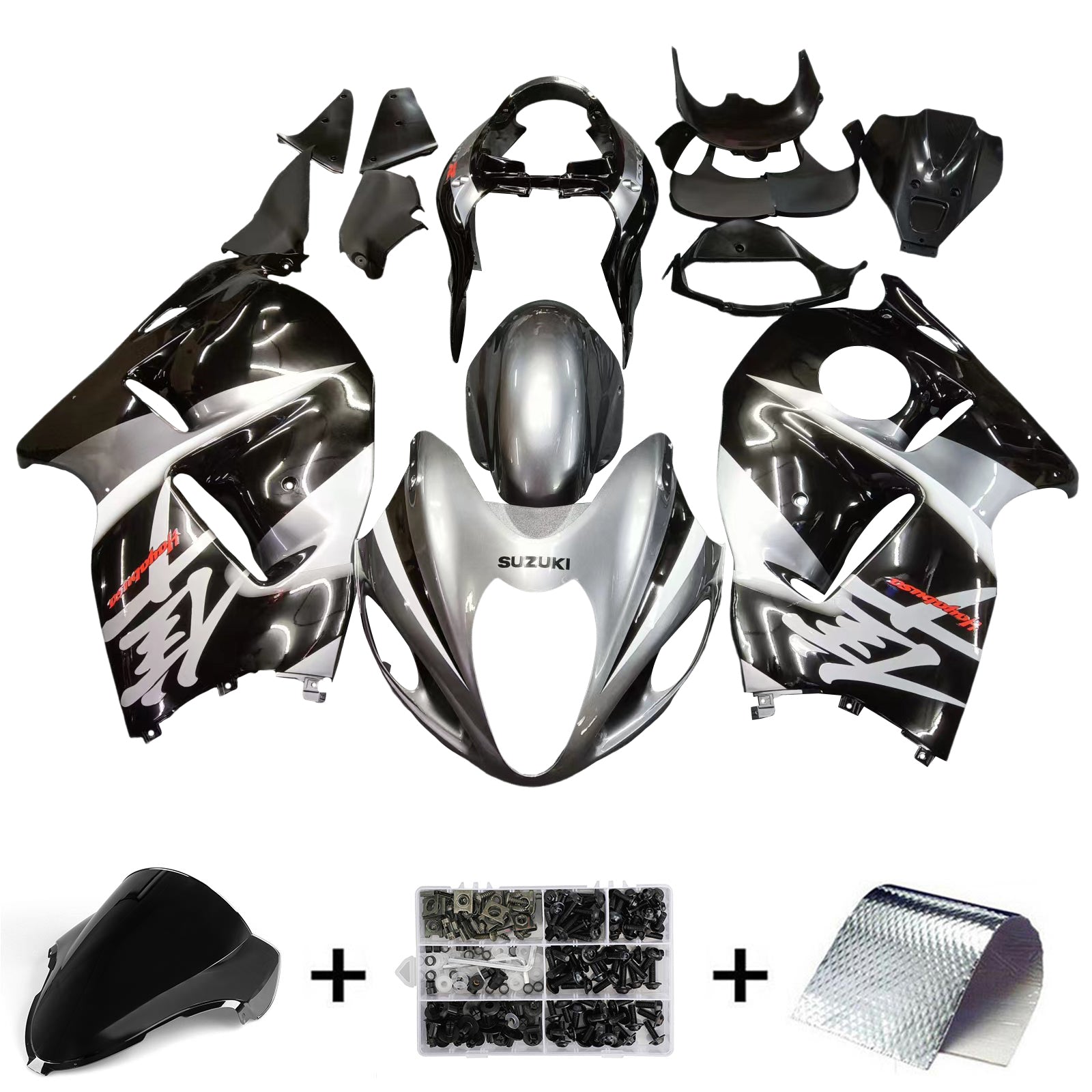 Suzuki Hayabusa GSXR1300 1999-2007 Fairing Kit Bodywork Plastic ABS