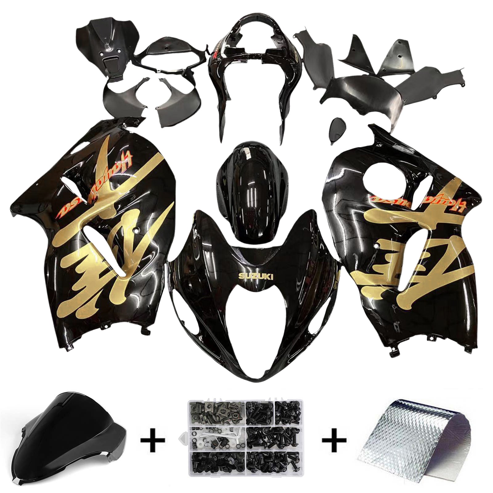 Suzuki Hayabusa GSXR1300 1999-2007 Fairing Kit Bodywork Plastic ABS