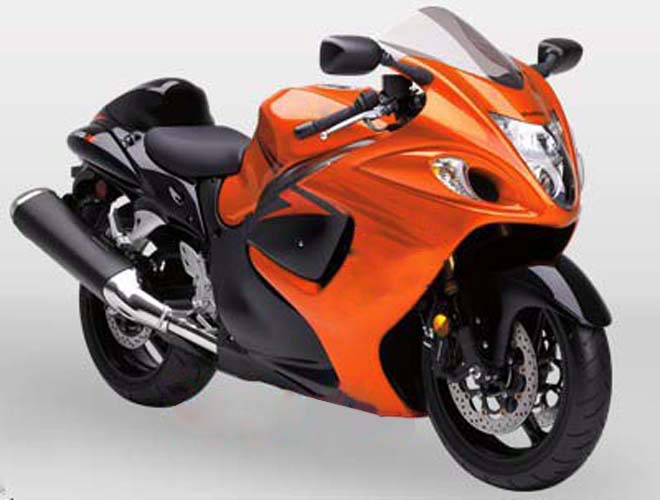 Fairings 2008-2020 Suzuki GSX 1300 Hayabusa Orange Metallic & Black Hayabusa  Generic