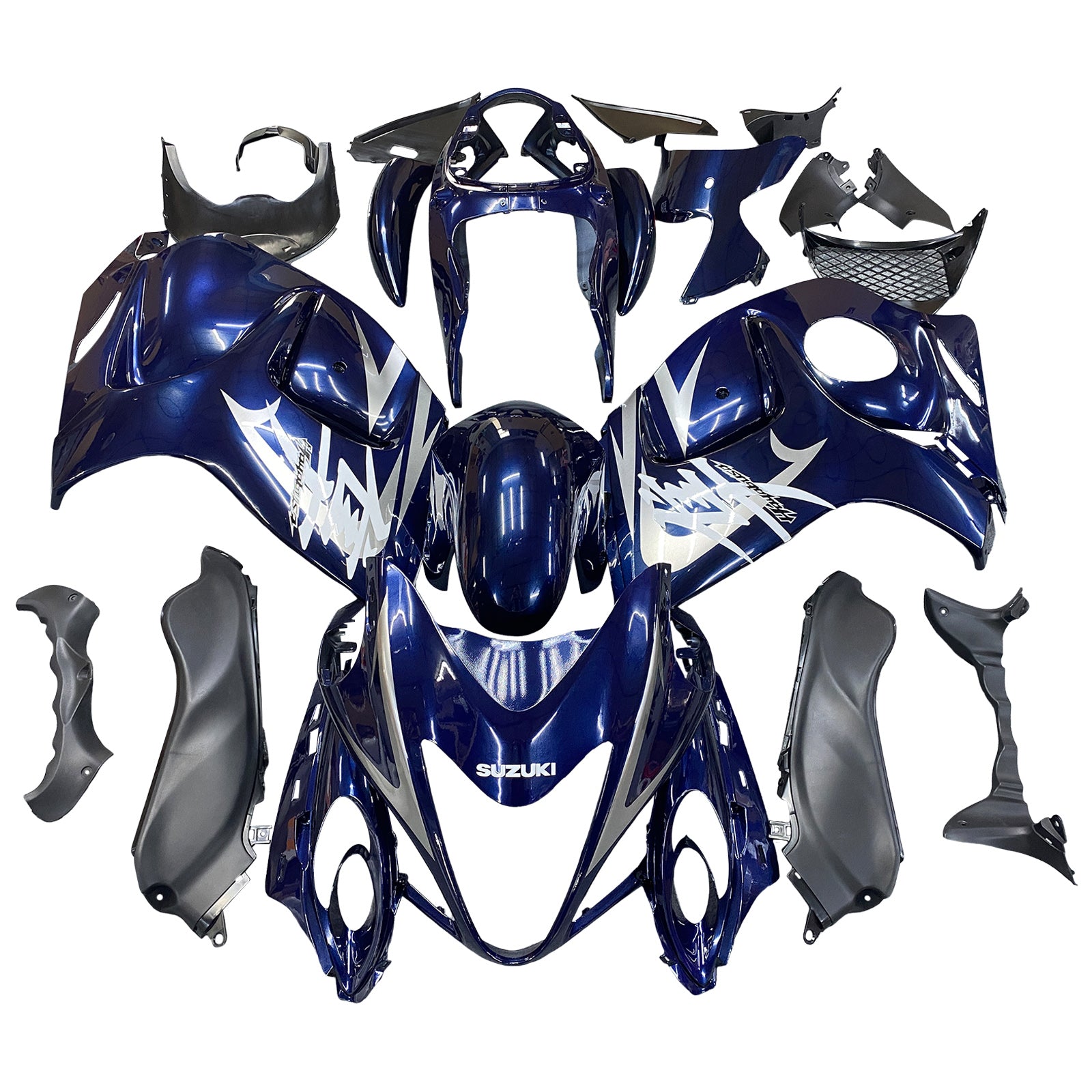 Fairings 2008-2020 Suzuki GSX 1300 Hayabusa Blue Dark Metallic Hayabusa  Generic