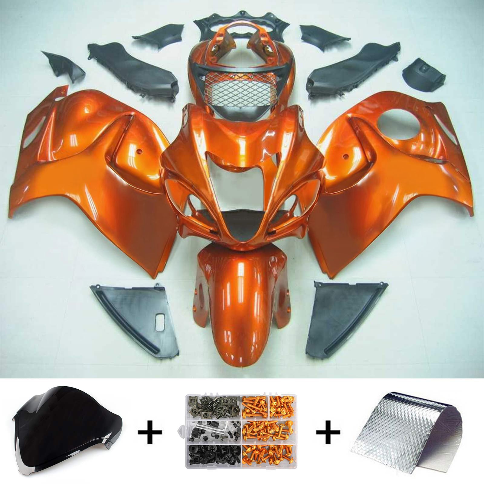 스즈키 하야부사 GSXR1300 2008-2020 페어링 키트 차체 플라스틱 ABS