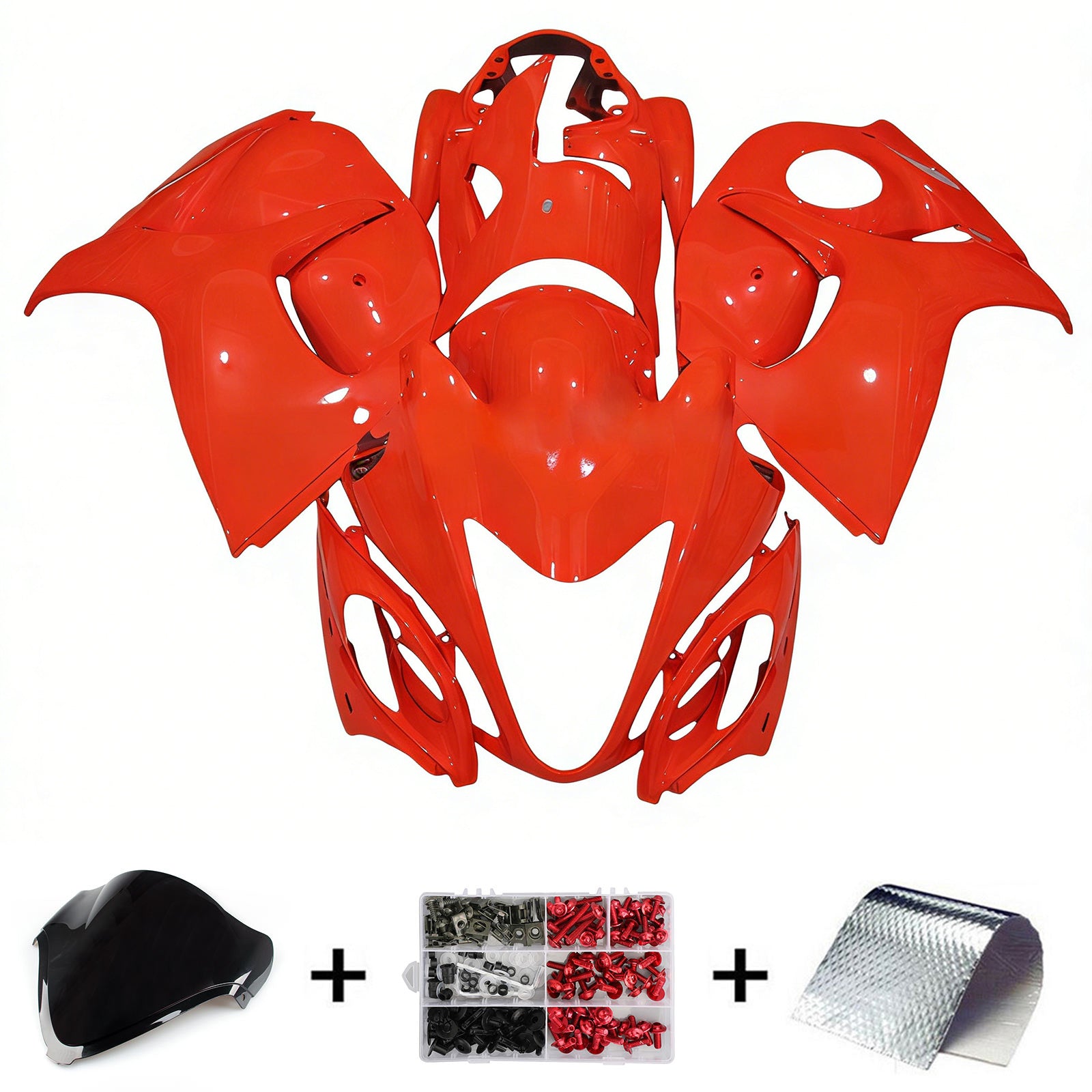 Amotopart Suzuki Hayabusa GSX1300R 2008-2020 Fairing Kit Bodywork Plastic ABS