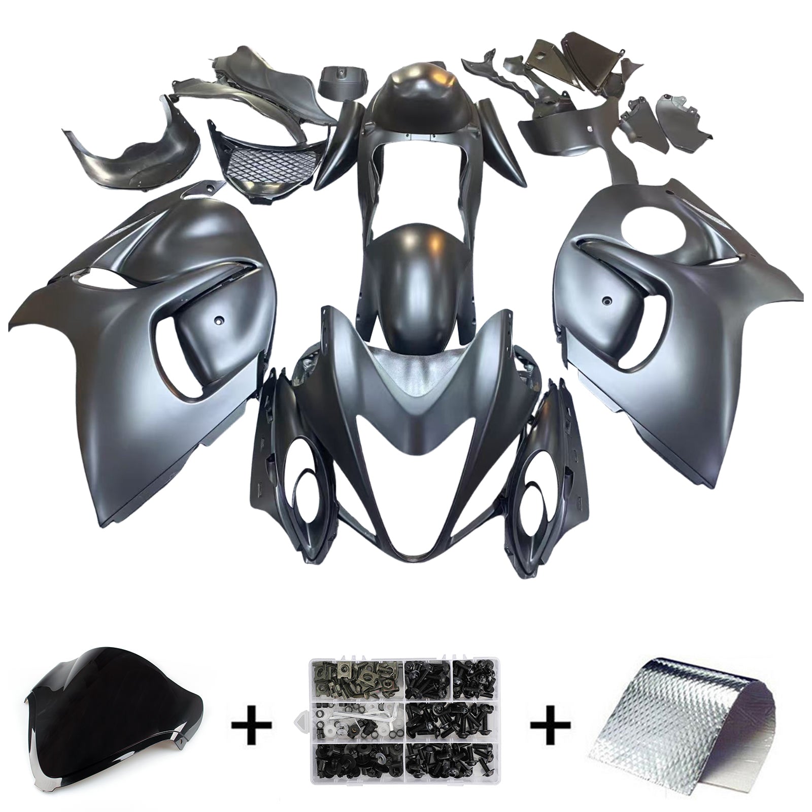 Amotopart Suzuki Hayabusa GSX1300R 2008-2020 Fairing Kit Bodywork Plastic ABS
