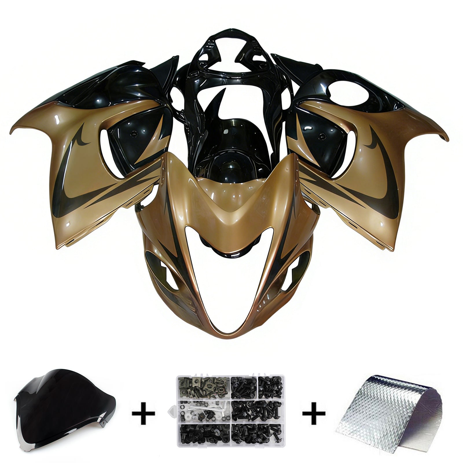 Amotopart Suzuki Hayabusa GSX1300R 2008-2020 Fairing Kit Bodywork Plastic ABS