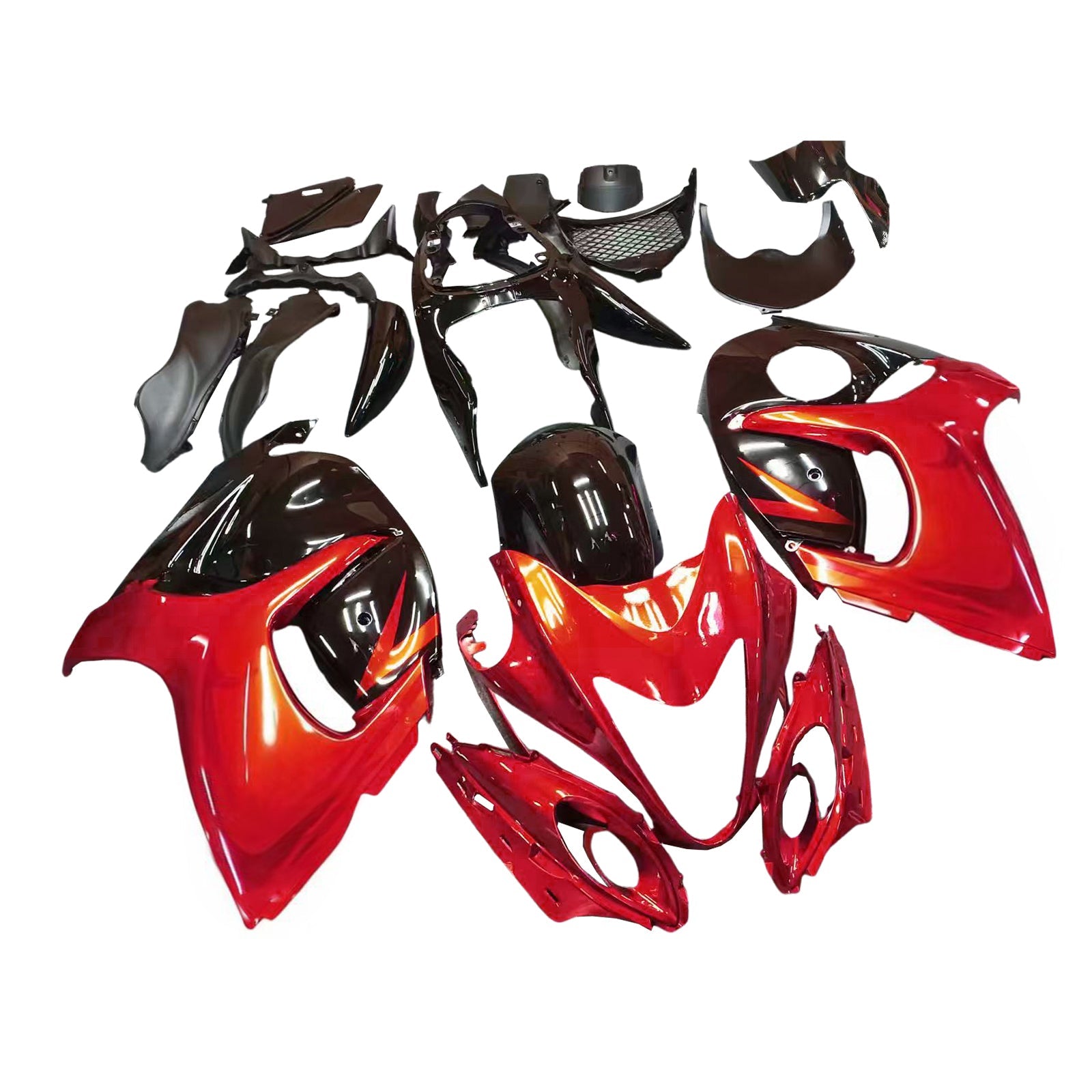 Amotopart Suzuki Hayabusa GSX1300R 2008-2020 Fairing Kit Bodywork Plastic ABS